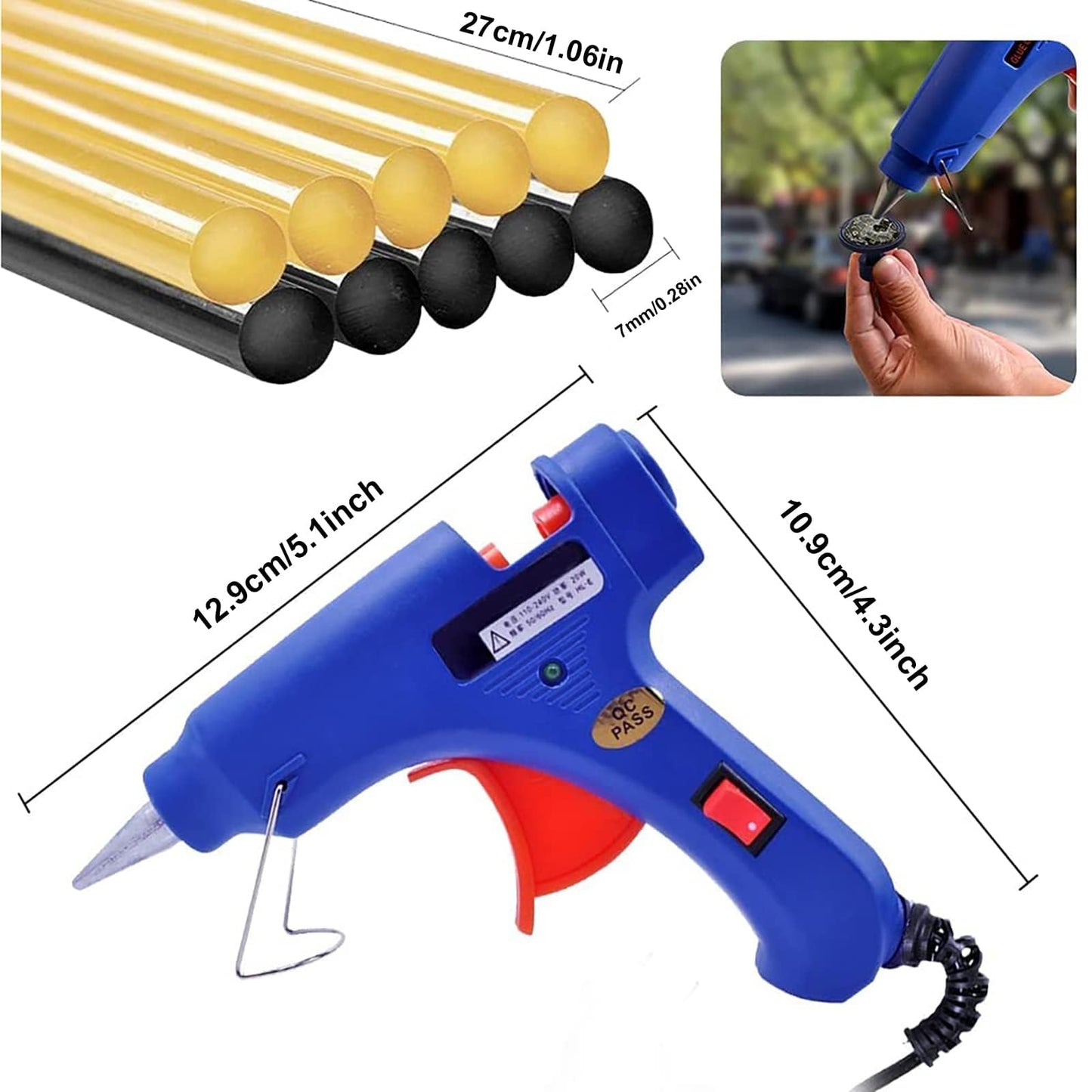 Kit de Extractor de abolladuras, Herramienta de reparación de abolladuras sin Pintura, Adecuado para Coche, Frigorífico o Moto de abolladuras pequeñas Grandes
