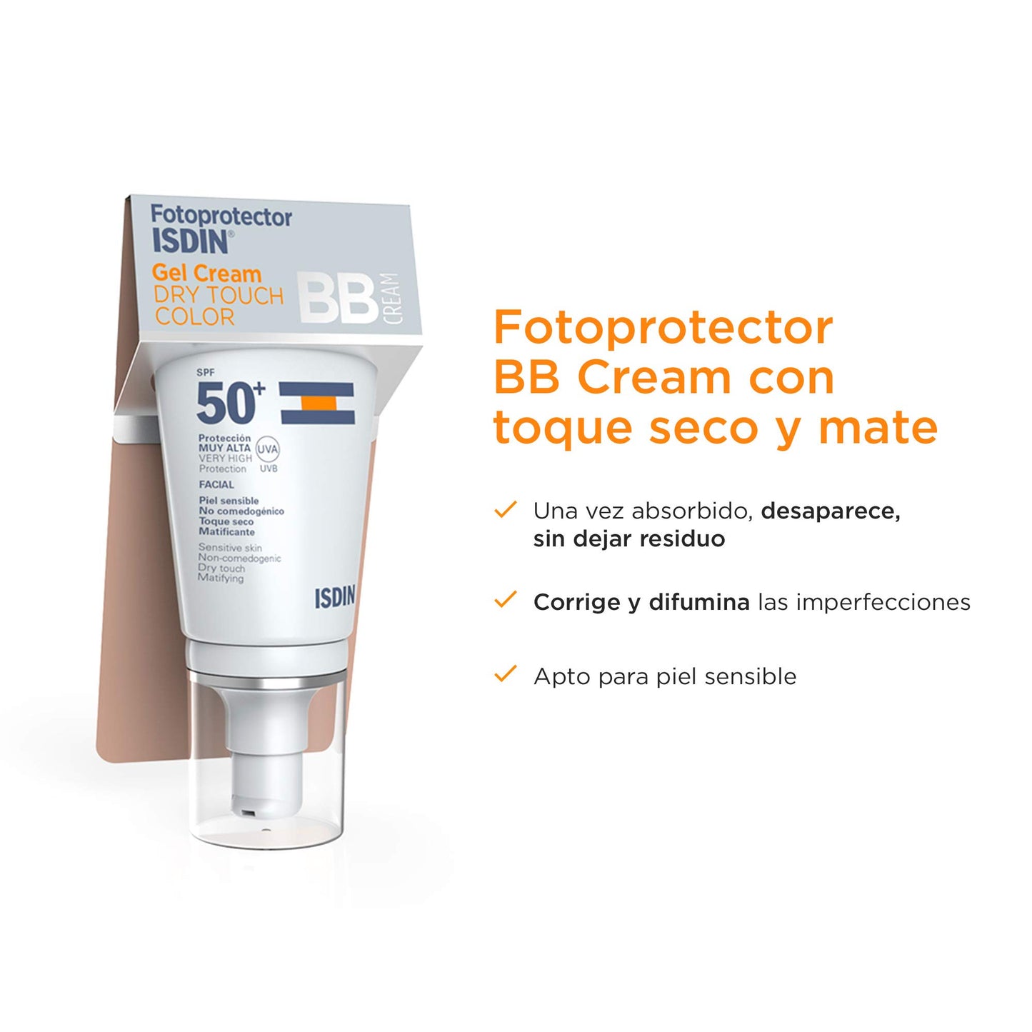 Isdin Fotoprotector spf 50+ Gel Crema Dry Touch C + Ureadin Podos Gel Oil, Repara e hidrata los pies secos y agrietados, 75ml