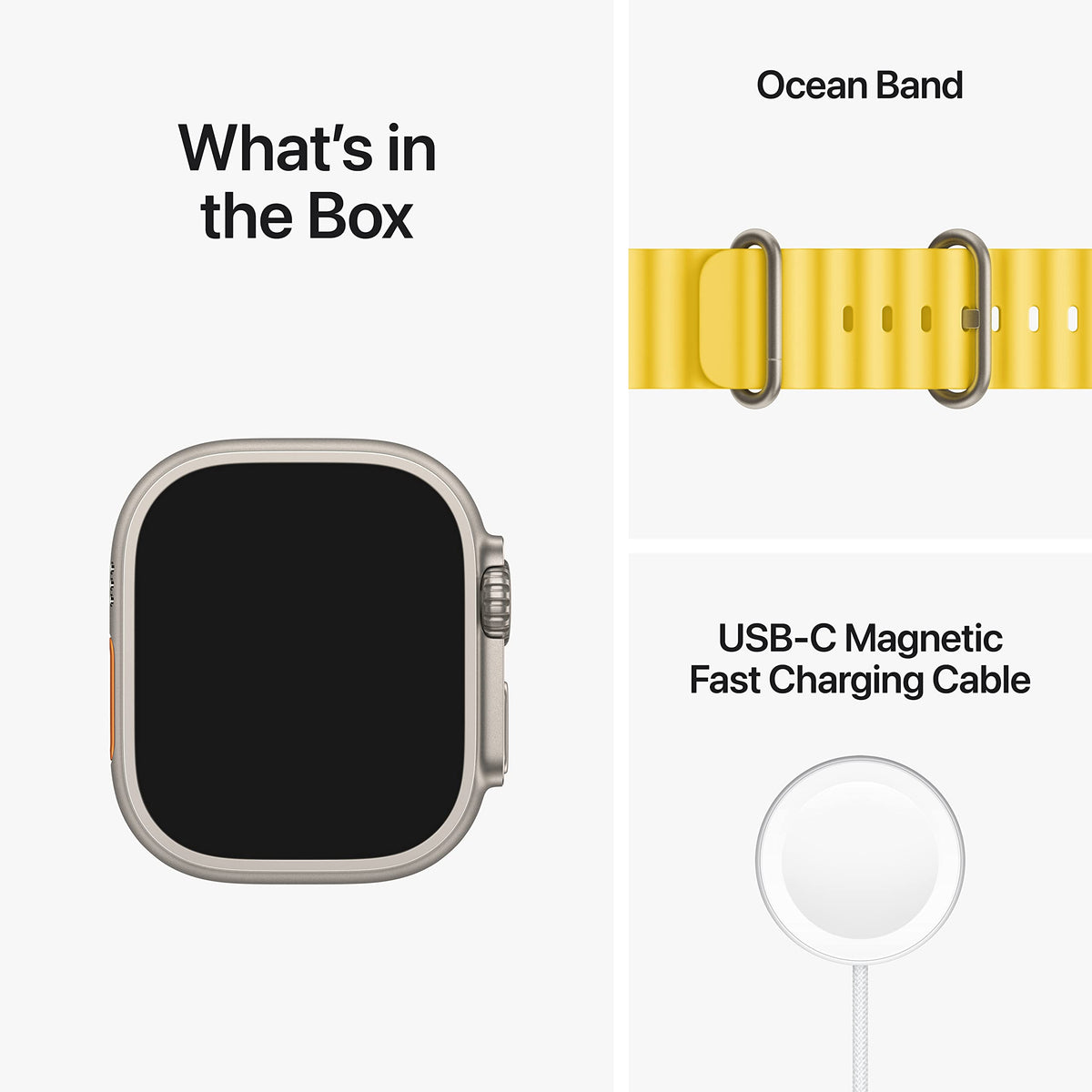 Reloj Apple Watch Ultra GPS + Cellular Titanio Amarillo Reacondicionado Premium Talla Única