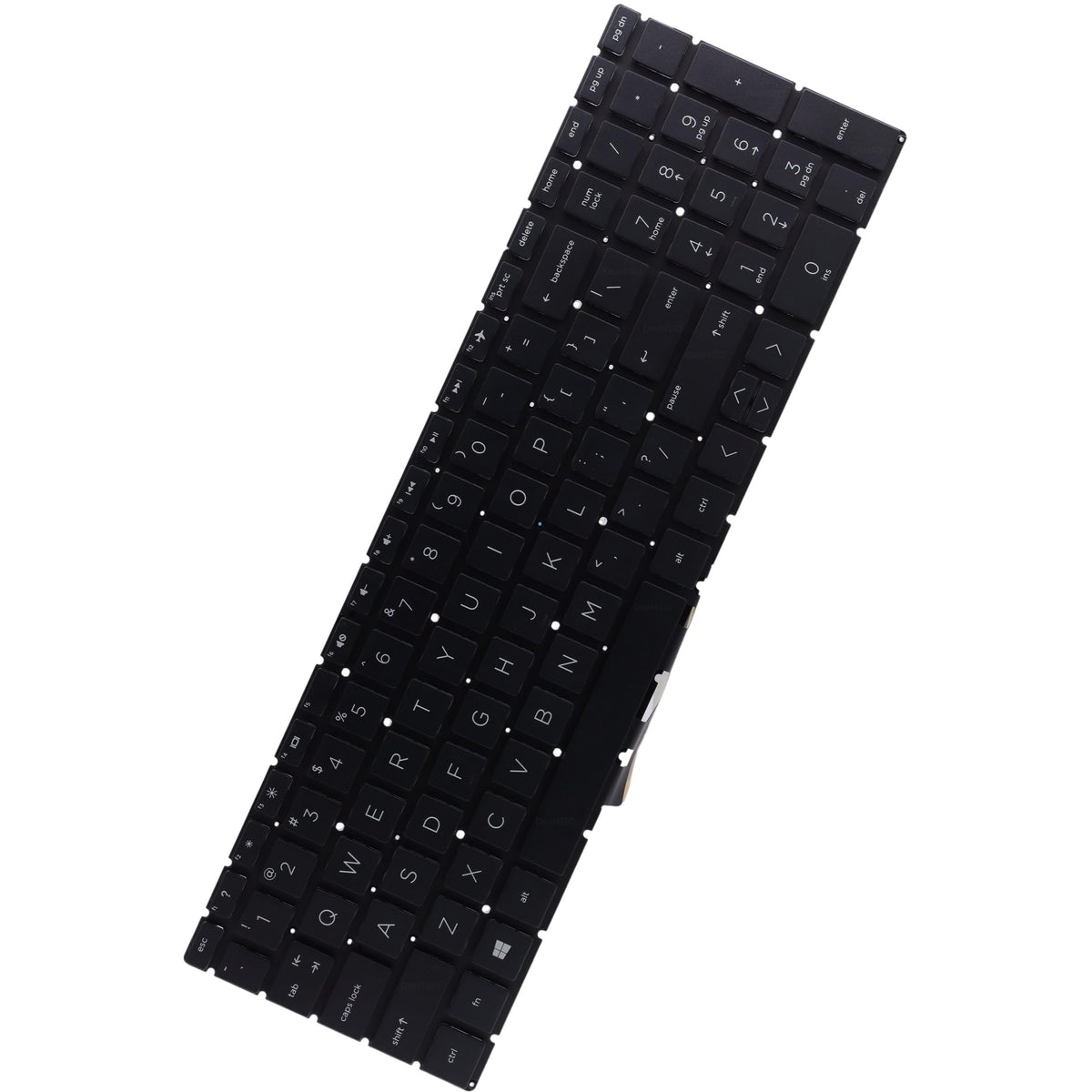 Teclado Deal4GO Negro Repuesto para HP 15-DY 15-CS 15-EF 15-EC 17-by 17-BS 15s-DY 15s-DU 15-CX 17-CA 15-DA 250 255 256 258 G6
