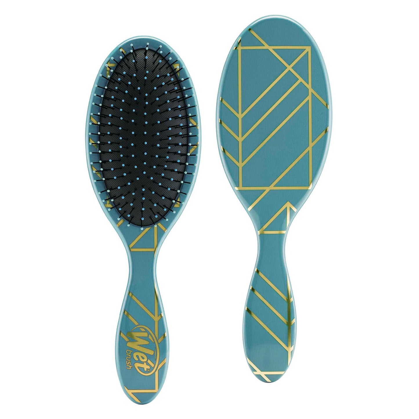 Wet Brush Cepillo desenredante original, espíritu libre, océano, todo tipo de cabello, cerdas IntelliFlex ultra suaves que se deslizan a través de enredos con facilidad, peine sin dolor para hombres, mujeres, niños y niñas