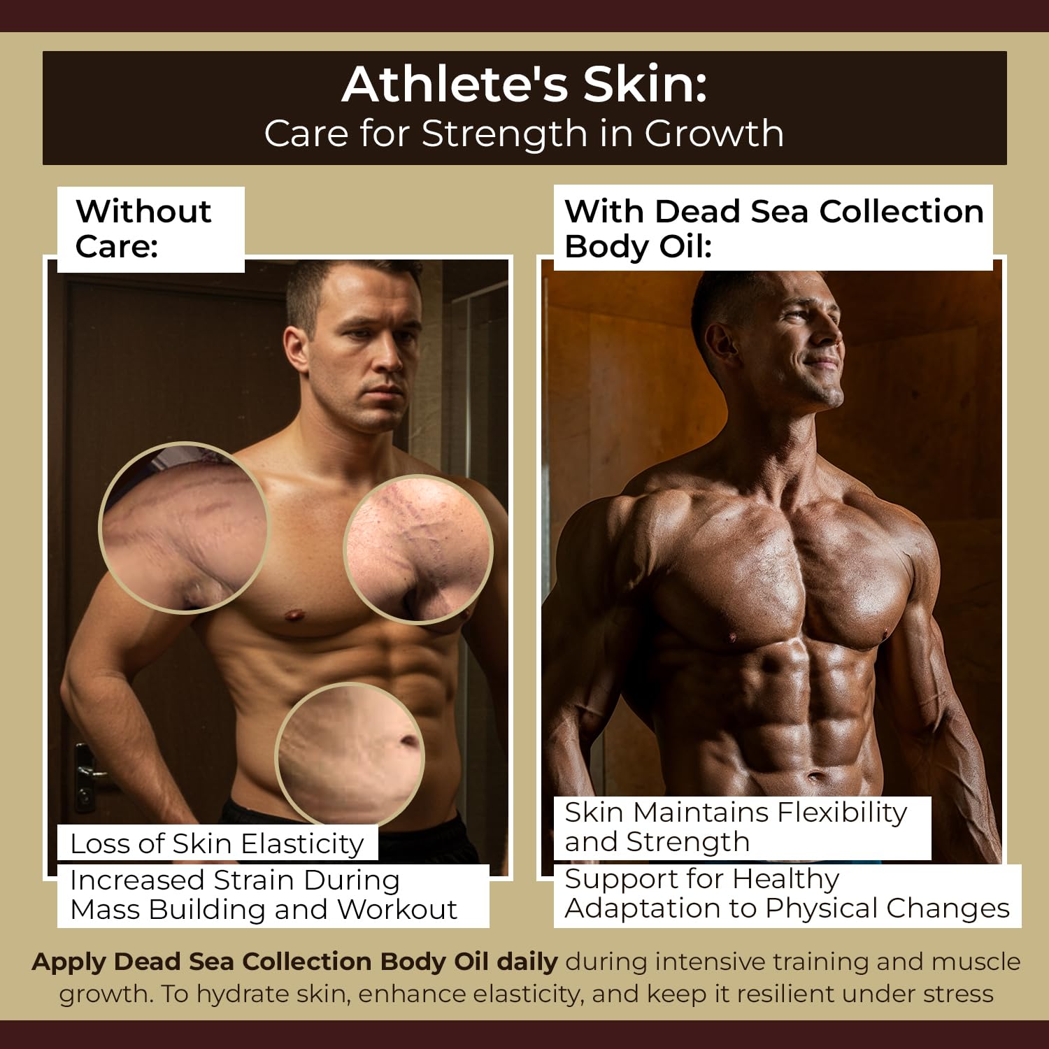 Aceite Corporal Dead Sea Collection Colágeno Hidratante Nutritivo para Piel Seca