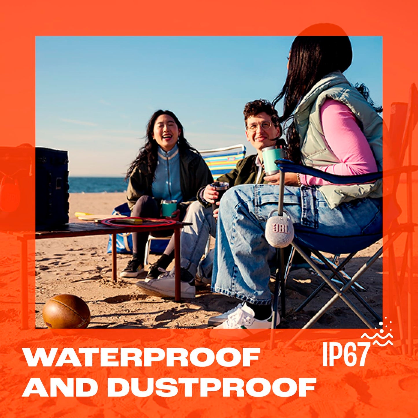 JBL Clip 5 - Altavoz Bluetooth ultraportátil, Impermeable y a Prueba de Polvo, Sonido Big Pro con Graves impactantes, mosquetón Integrado, hasta 12 Horas de Juego, Fabricado en Parte con Materiales