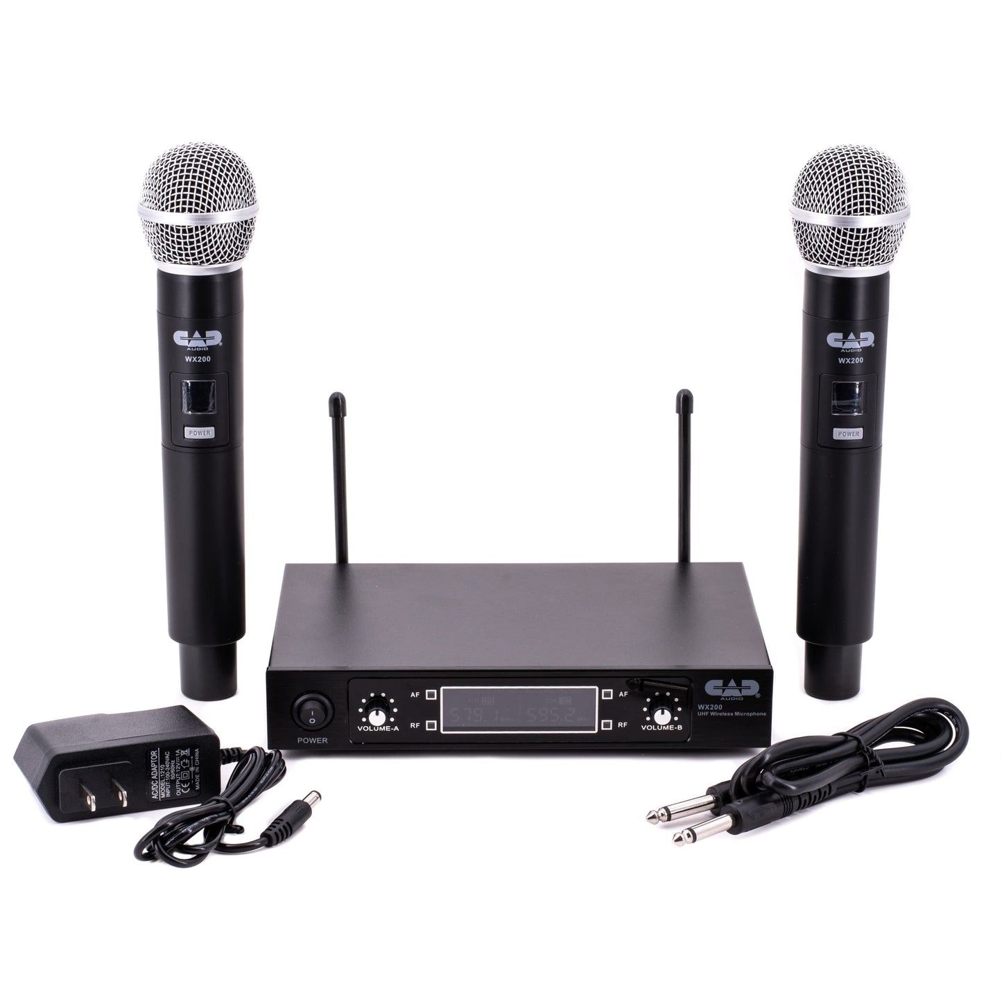 CAD Audio WX200 UHF Sistema de micrófono de Mano Dual inalámbrico