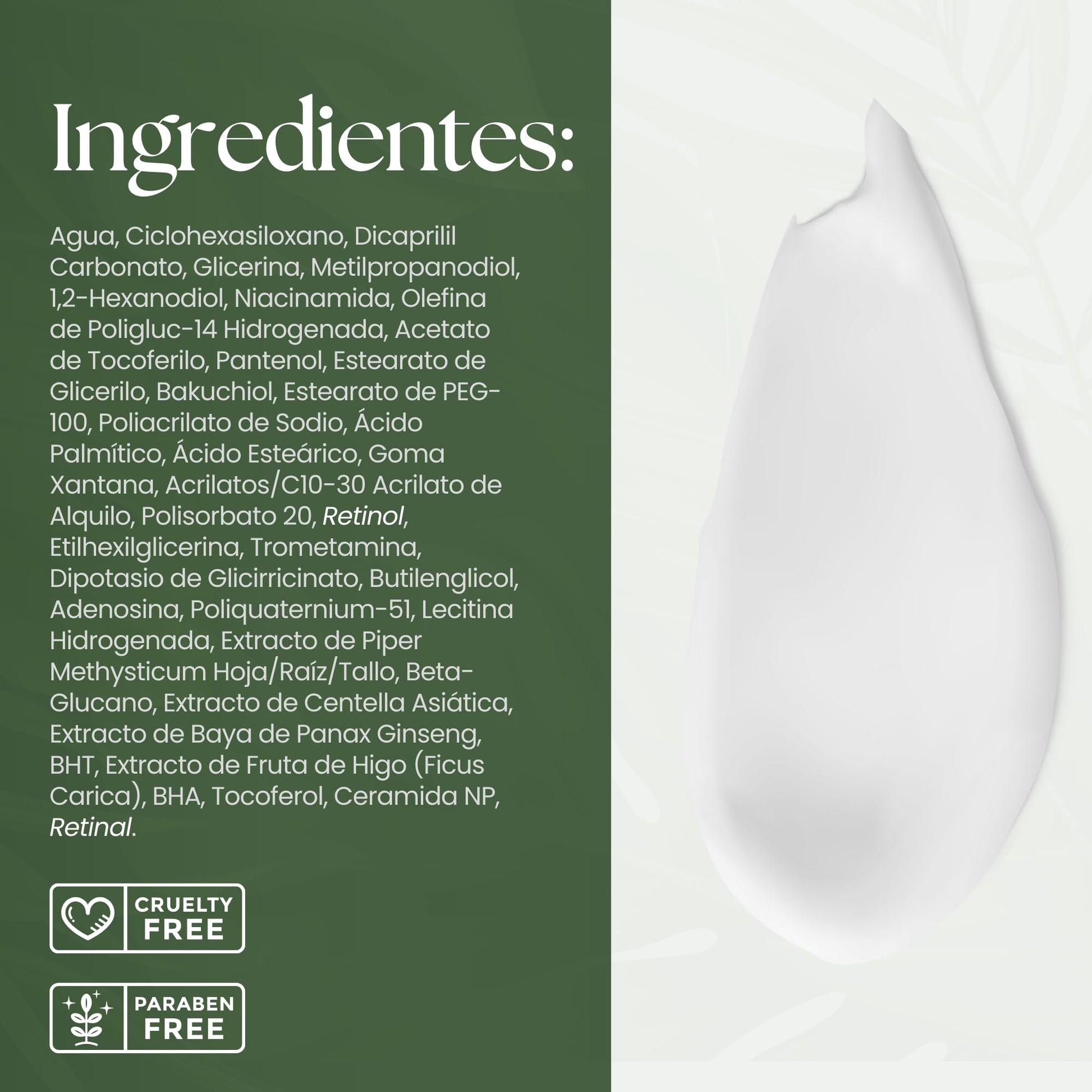 Sqin Luxiena Korean Serum Retinol 0.15%, Niacinamida y Vitamina E Facial. Suero Nocturno Antiarrugas + Anti Manchas. Serum de noche para signos de envejecimiento avanzados. 100% Skincare Coreano Vegano 32 ml.