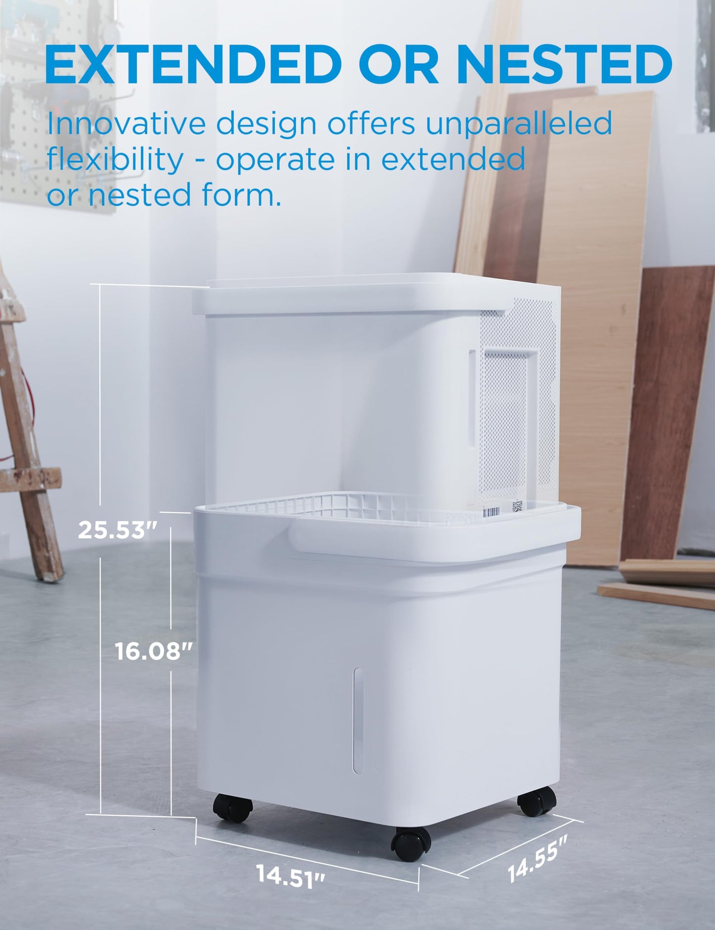 Deshumidificador Midea Blanco Certificado Energy Star con Filtro de Aire Reutilizable