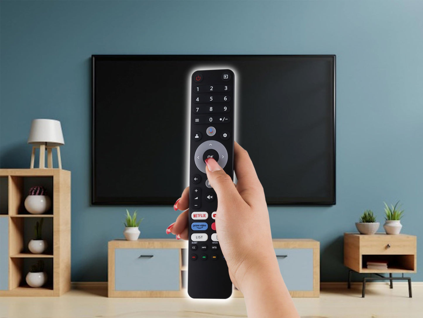 CONTROL EXPERT Control Remoto Hyundai 4k Smart TV Directo Pantalla HYLED5020G4KM Google TV