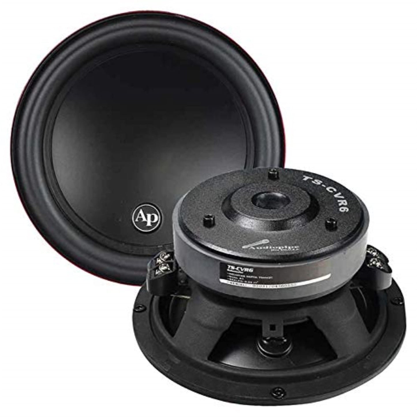 Audiopipe TS-CVR6 - Subwoofer de 6 Pulgadas, 150 vatios máximo, 4 ohmios, DVC de 1.5 Pulgadas, Bobina de Voz Dual BASV