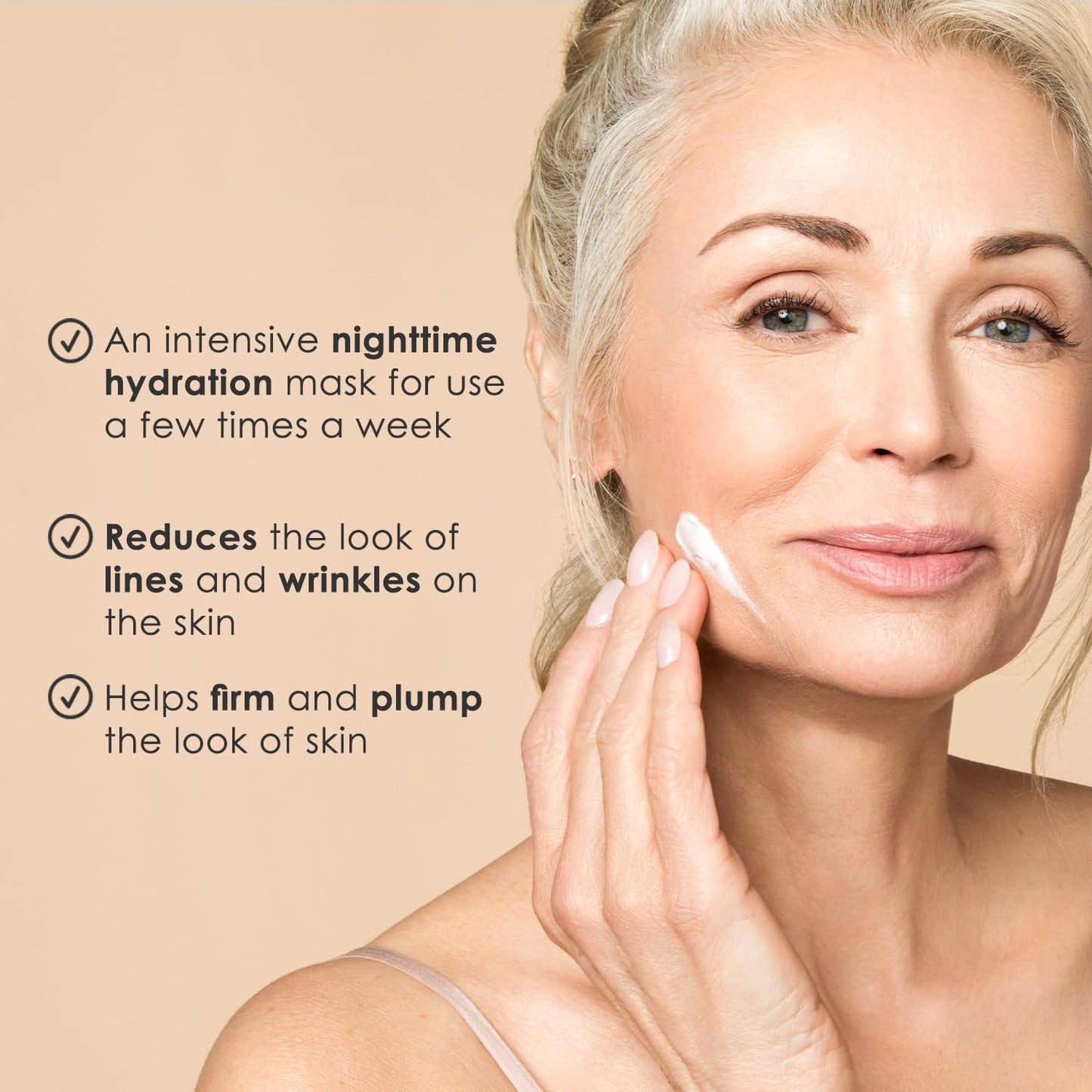Crépe Erase Advanced – Overnight Plumping Facial Treatment with TruFirm Complex & 9 Super Hydrators – 1.7 Ounces
