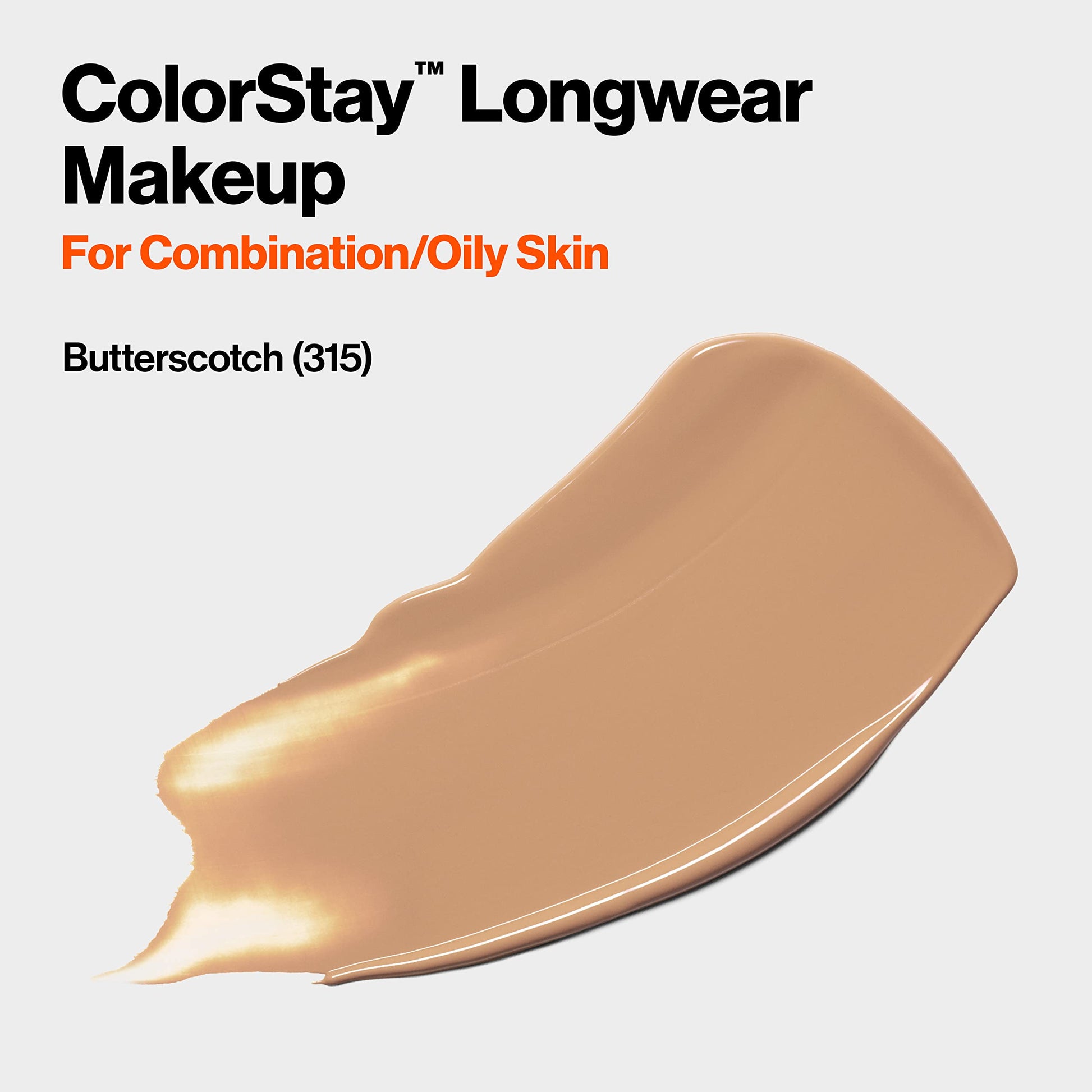 Revlon - Base líquida ColorStay para pieles mixtas/grasas, SPF 15 Butterscotch, 1 onza líquida