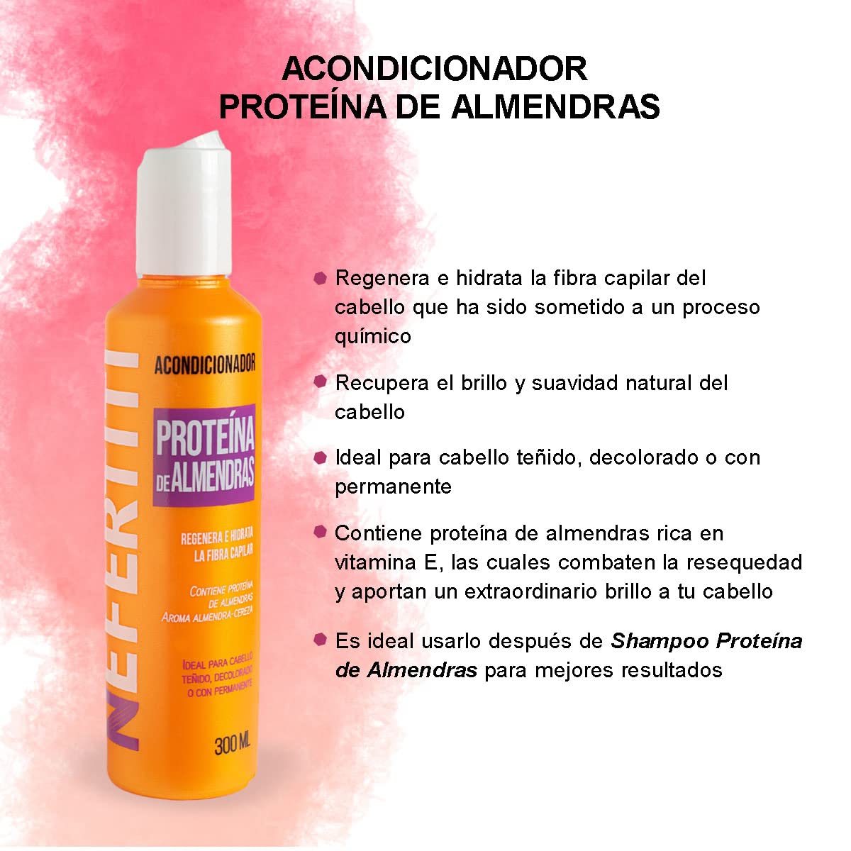 Acondicionador Nefertiti Almendra con Proteína
