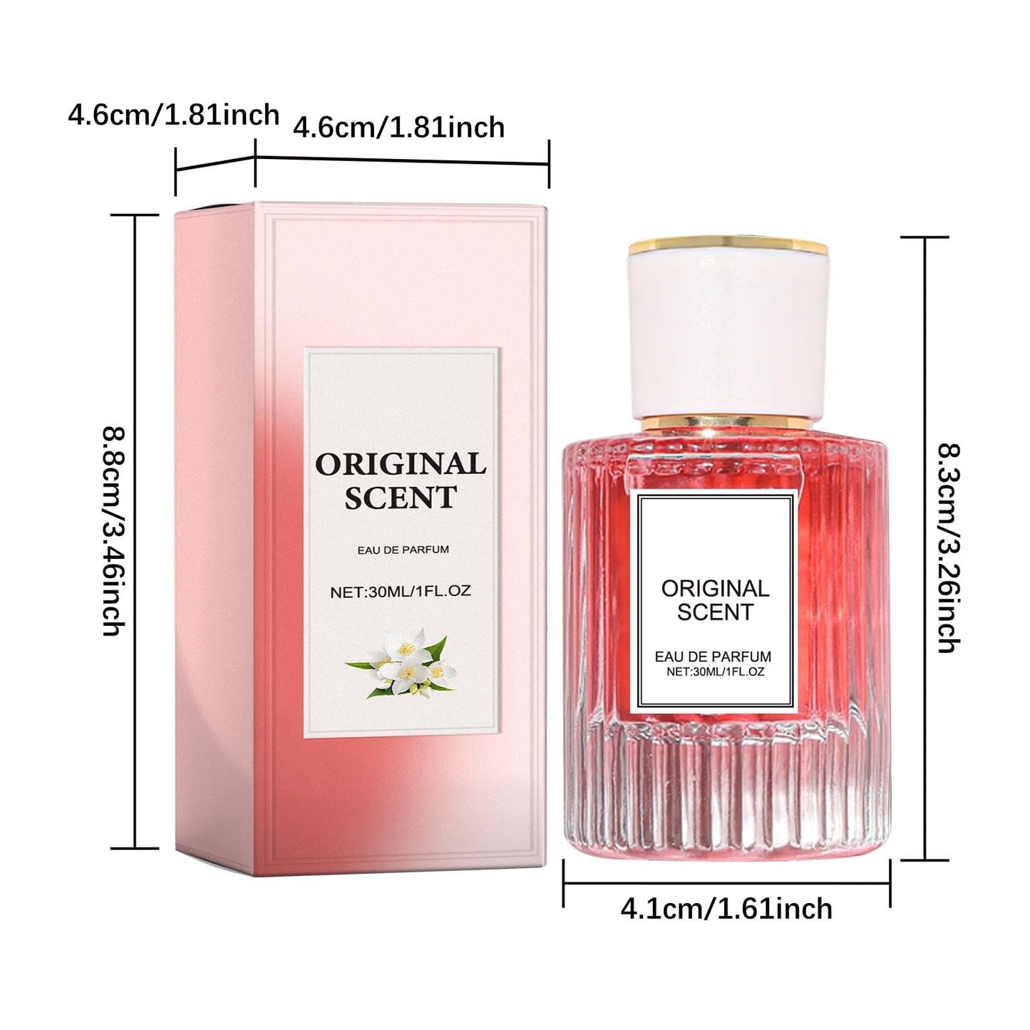 Generic Perfume de peonía mujeres Aceite de sésamo fresco Perfume mujer acción prolongada 30ML regalo San Valentín regalo