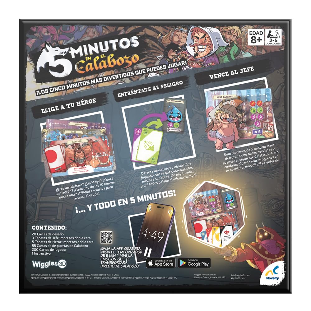 Juegos De Mesa 5 Minutos En El Calabozo