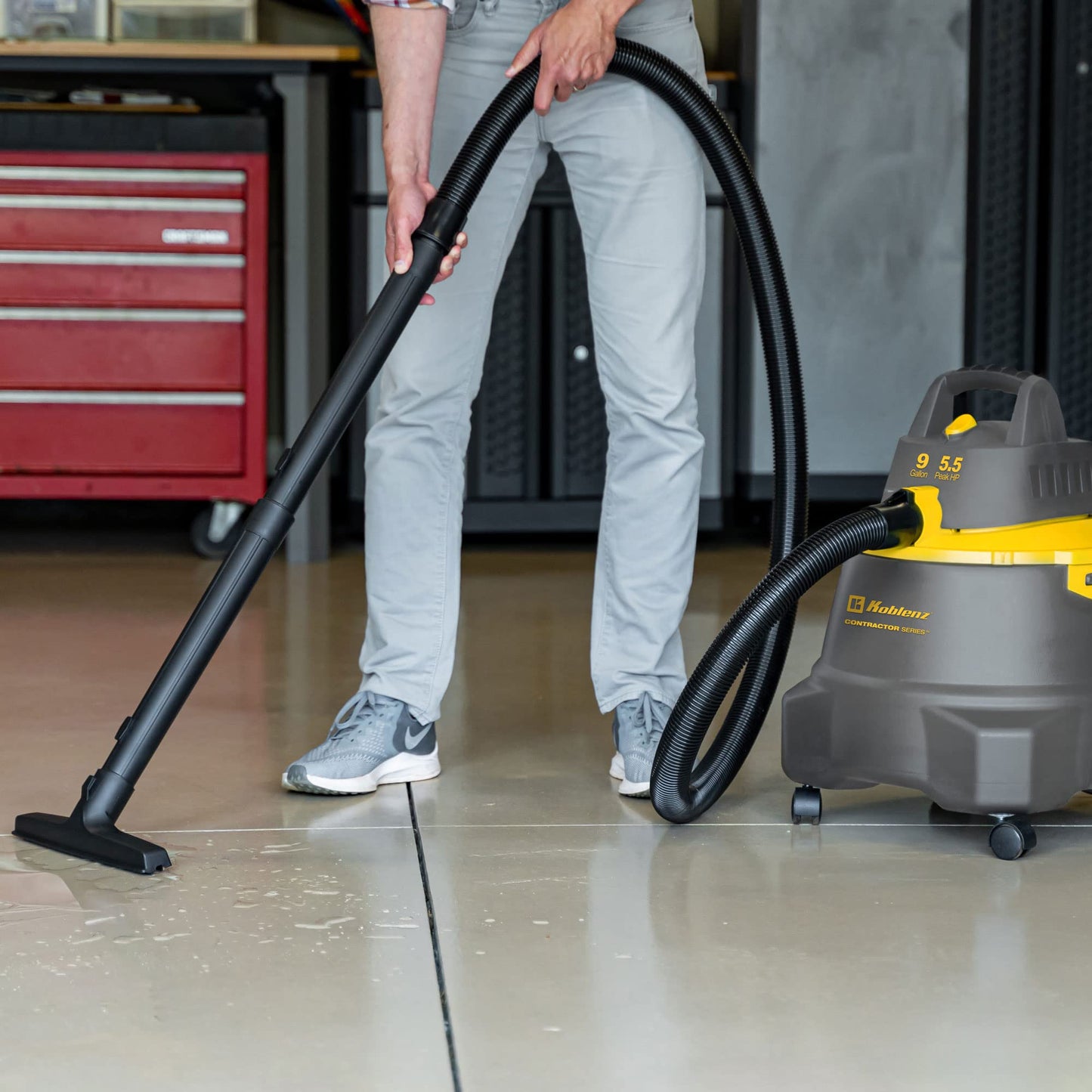Koblenz Wet/Dry Vac - Boquilla de Piso de 1-7/8 Pulgadas, Hook-N-Store (45-1149-00-9)