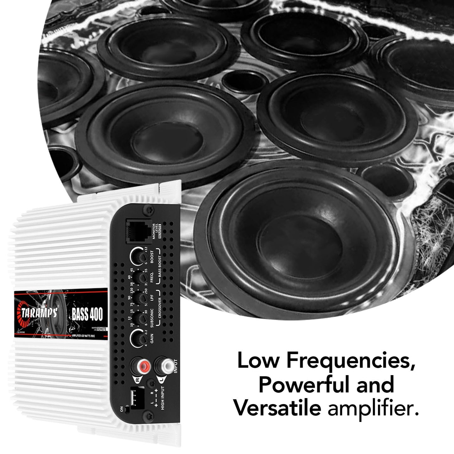 Amplificador Bass Taramps 400W 1Ω Pure Bass