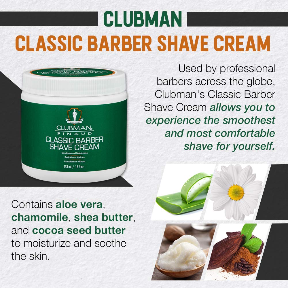 Clubman Clubman classic barber shave cream