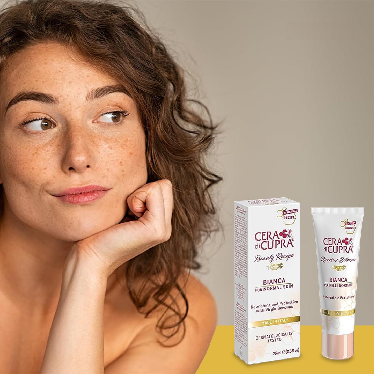 Cream For Normal or Oily Skin 75ml White by Cera di Cupra