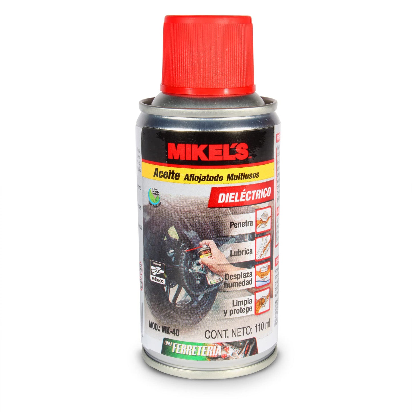 Aceite Aflojatodo Multiusos Mikel's MK-40 Dieléctrico 110 ml