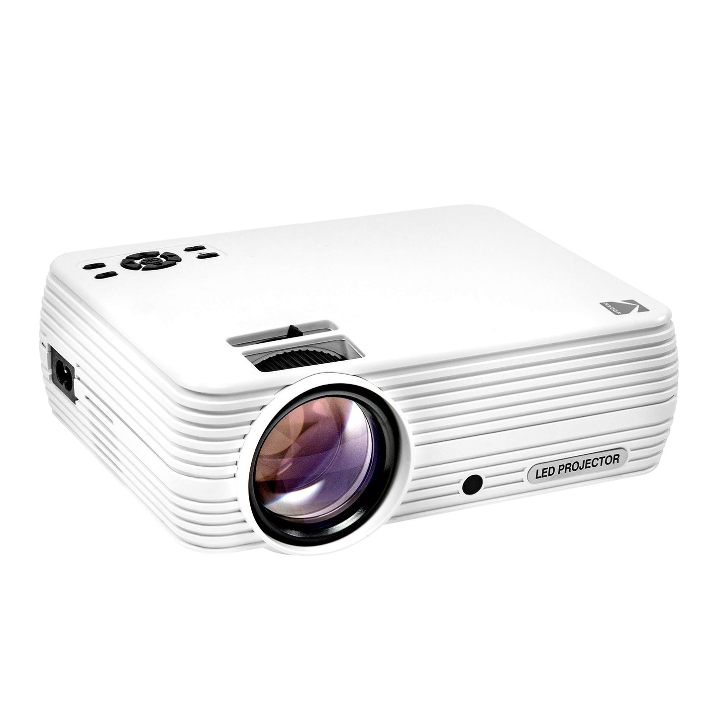 KODAK FLIK X7 Proyector para el hogar (máximo 1080p HD) con trípode y funda incluida, compacto, proyectos de hasta 150 pulgadas con resolución nativa de 720p y 30.000 horas, lámpara LED de lúmenes |