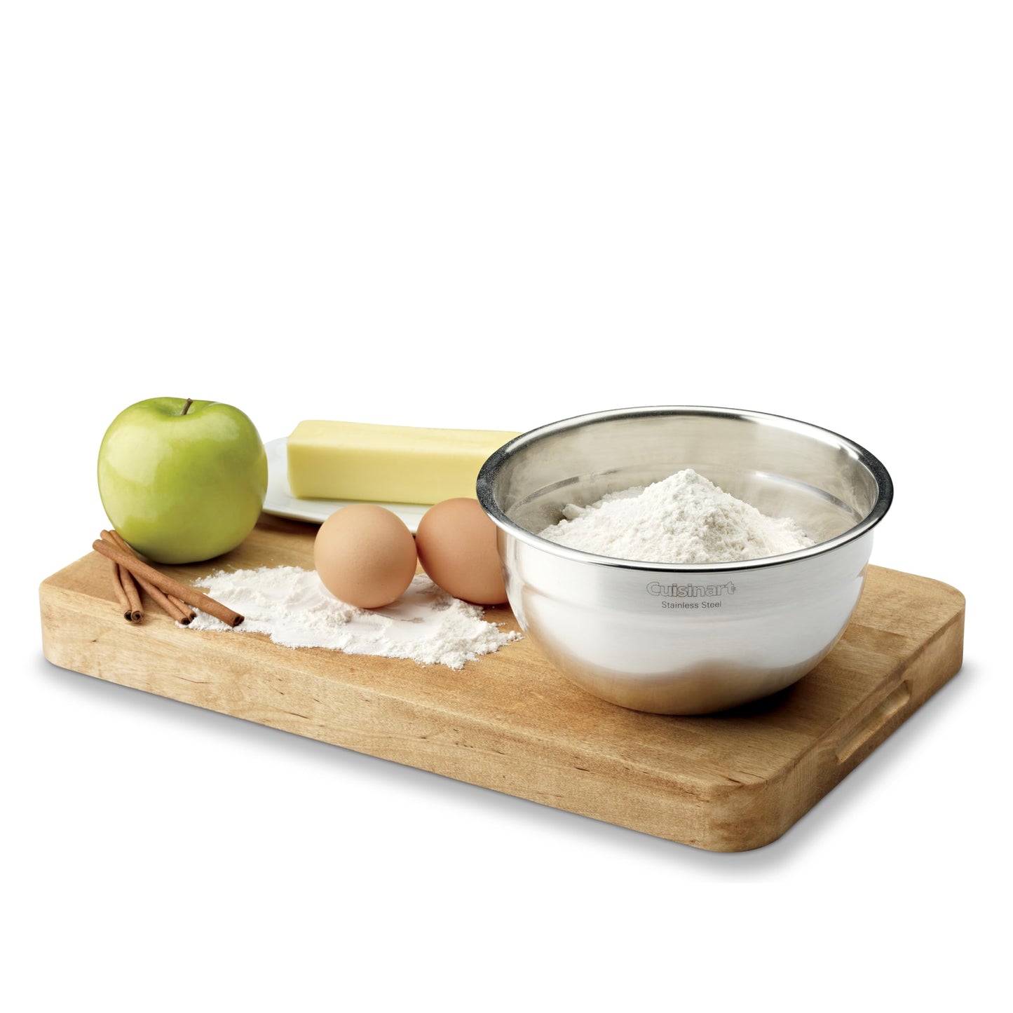 Cuisinart CTG-00-SMB Set de 3 tazones para mezclar, hechos de acero inoxidable, con tapa