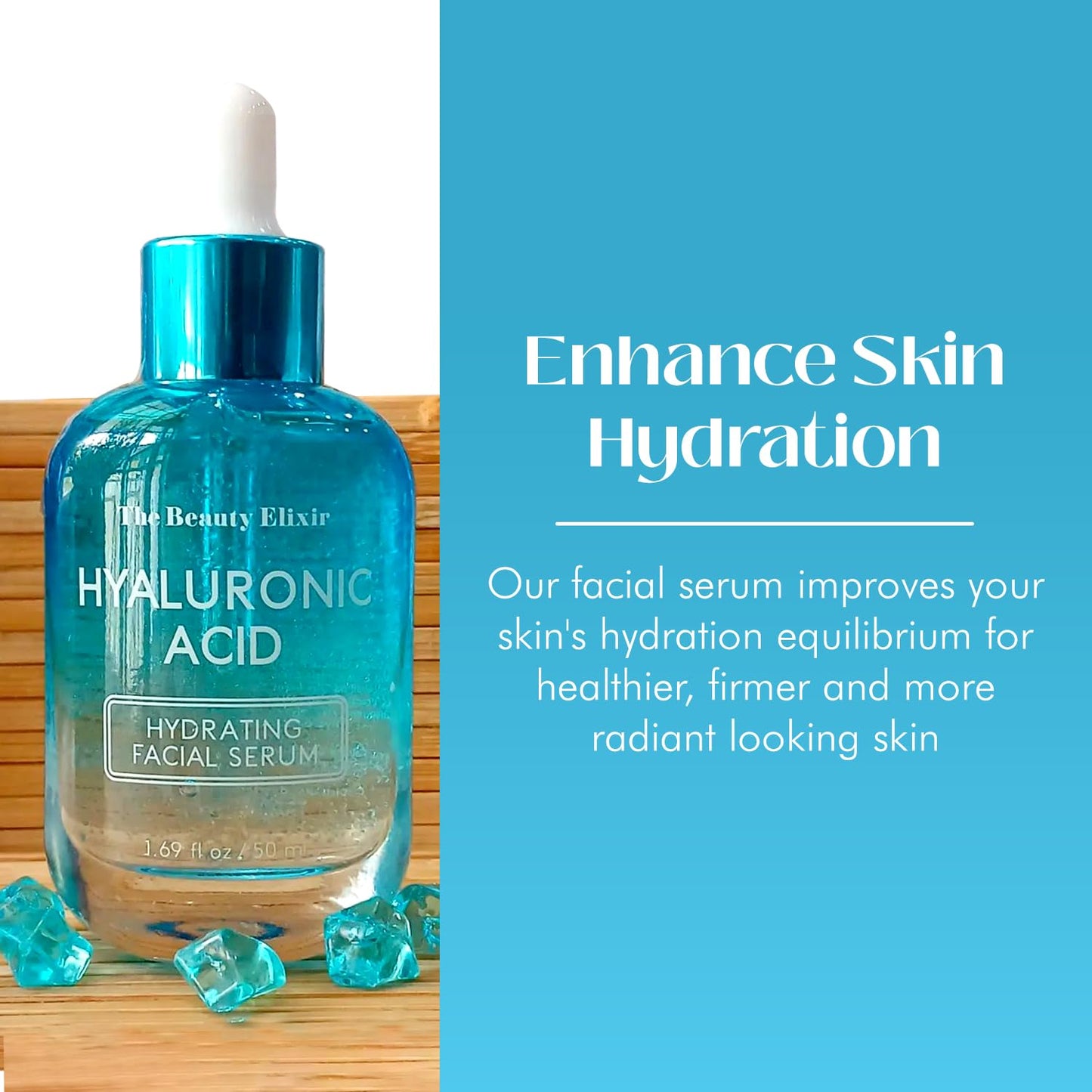 The Beauty Elixir Suero De Ácido Hialurónico Beauty Elixir Para El Rostro: Tratamiento Antienvejecimiento, Hidratante Y Rejuvenecedor Para Líneas Finas Y Arrugas. Cuidado De La P Ácido Hialurónico 1,