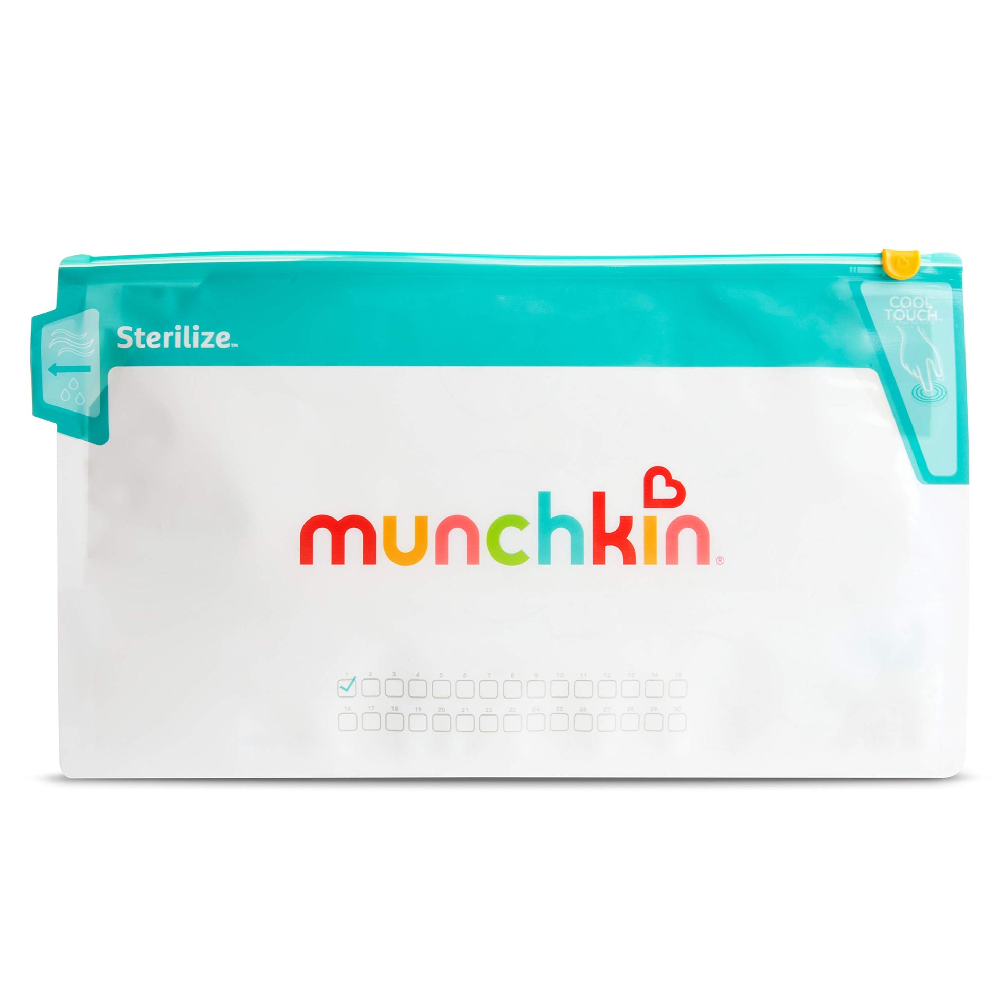 Bolsas Esterilizadoras Munchkin Blanco Grandes para Microondas