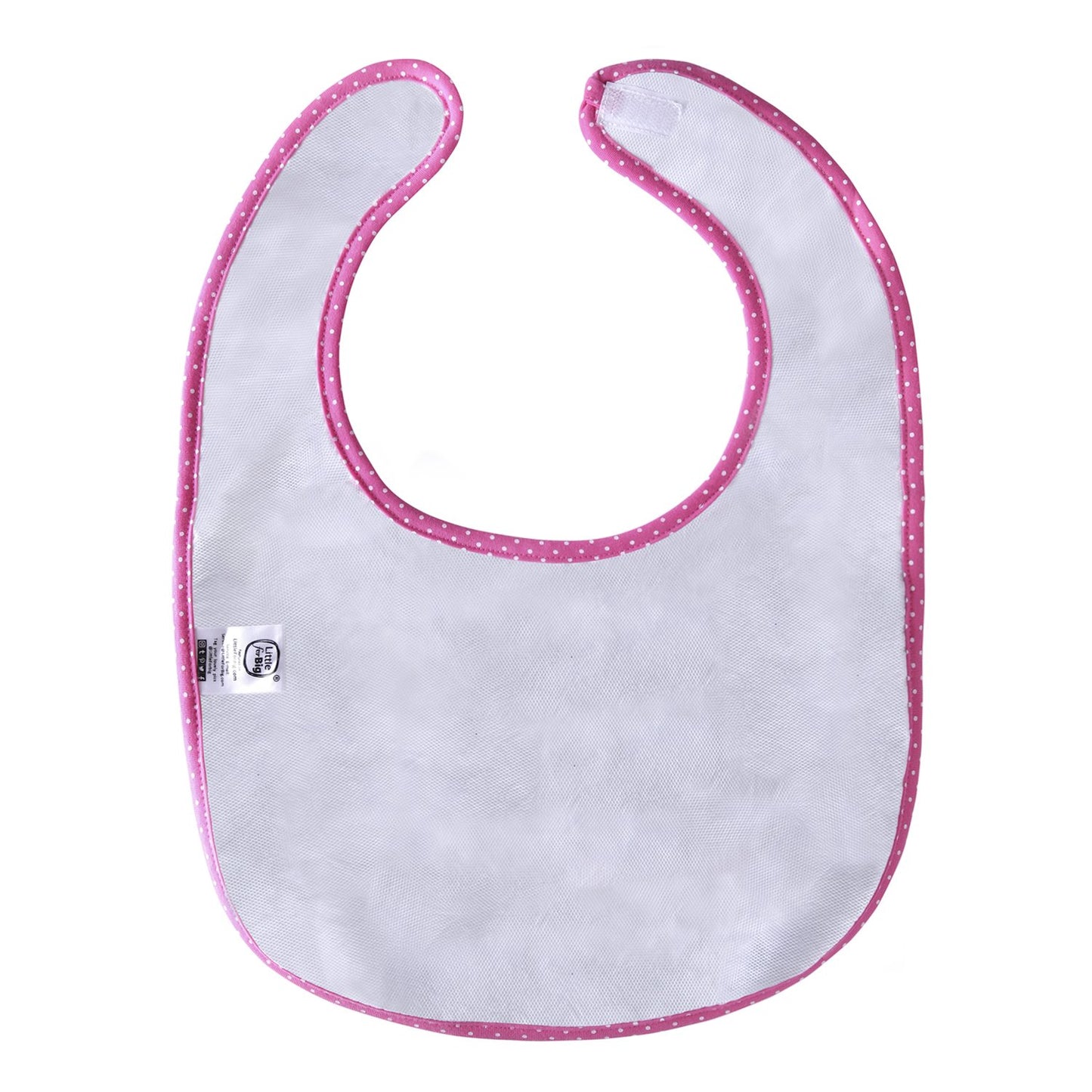 Littleforbig - Babero de algodón impermeable para adultos, con cierre de velcro ajustable, estampado, 2 paquetes, animales zoológicos y baberos para adultos cereza