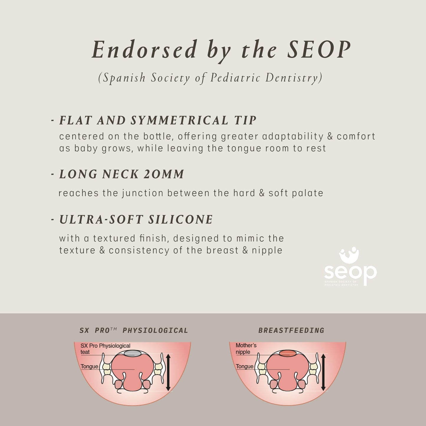 Juego de Tetinas Fisiológicas de Silicona Suavinex SX Pro Transparentes con Flujo Denso para Bebé