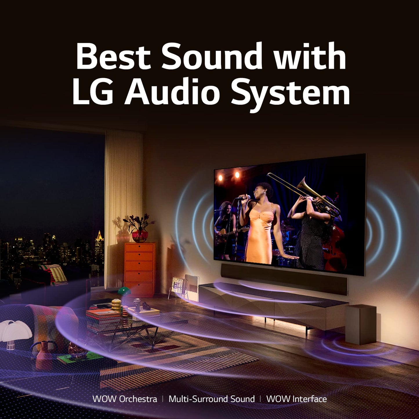 LG G3 Series 65 Pulgadas Clase OLED EVO 4K Procesador Smart TV de visualización Plana para Juegos con Magic Remote AI-Powered Gallery Edition OLED65G3PUA, 2023 con Alexa Incorporado