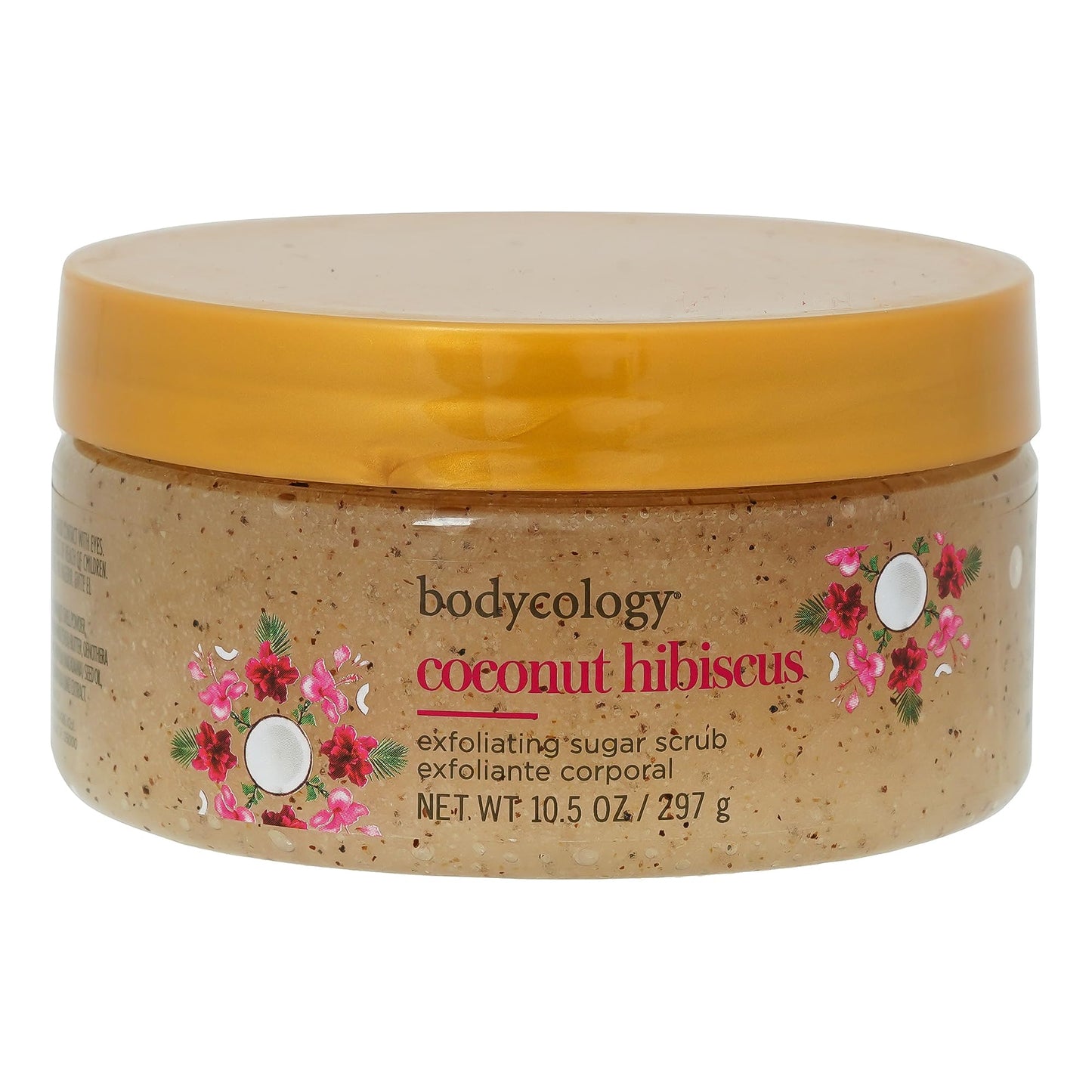 Coconut Hibiscus Exfoliating Sugar Scrub by Bodycology for Women - 10.5 oz Scrub