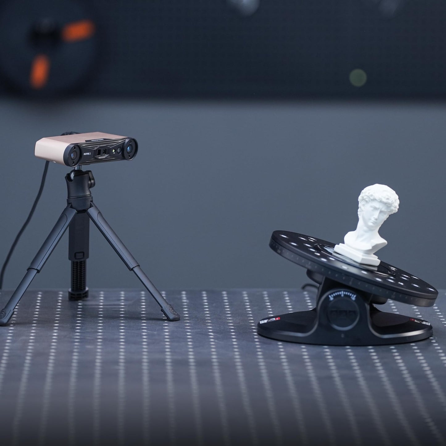 Revopoint Tocadiscos de doble eje para escaneo 3D, compatible con todos los escáneres 3D de Revopoint