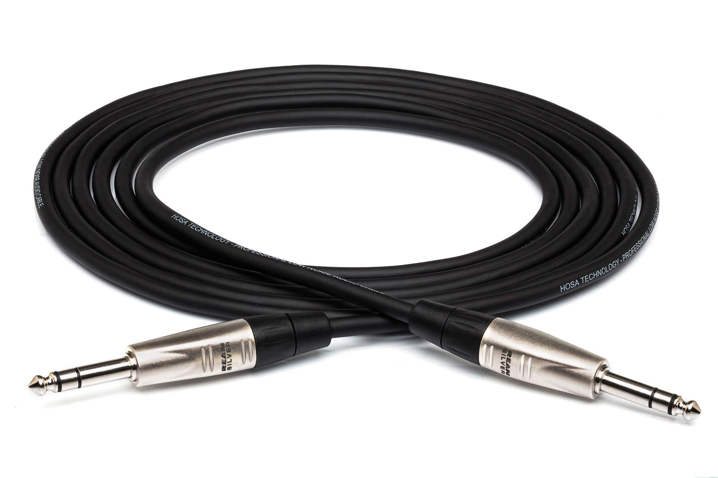 Hosa HSS-015 REAN 1/4" TRS a REAN 1/4" TRS Pro Interconexión equilibrada, 15 pies