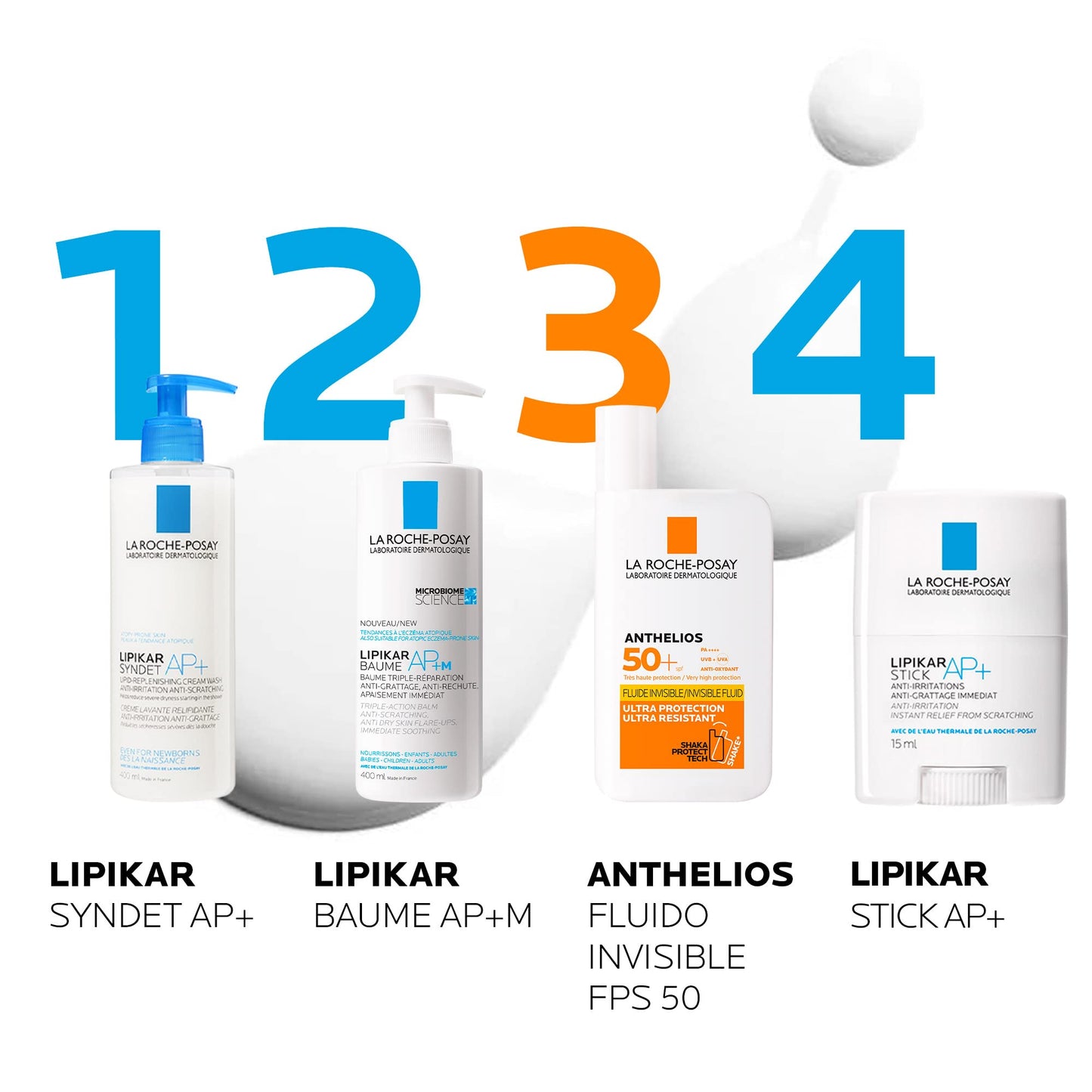 Jabón líquido La Roche Posay Lipikar Syndet AP+ para Siel Seca o Atópica 400ml
