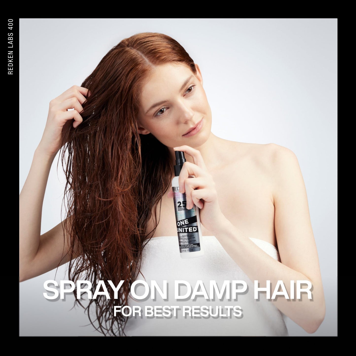 REDKEN - Tratamiento One United de Redken | Spray 25 beneficios en 1 con protección térmica para todo tipo de cabello |Repara, nutre, fortalece, previene el quiebre y proporciona manejabilidad | Ácido Láctico y Aceite de Coco | 150ml