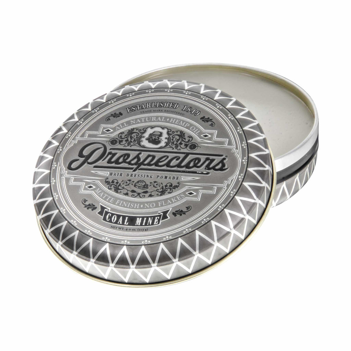 Prospectors Coal Mine Matte Clay Pomada Para El Cabello 4oz / 113g