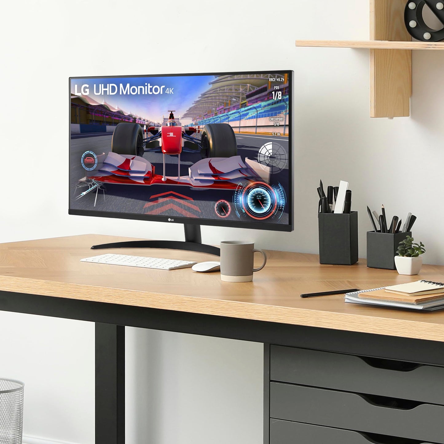 LG Monitor 32UR500 UHD (3840 x 2160) 32" Refresh Rate 60 Hz, Tiempo de Respuesta 4ms (GtG at Faster), Contrast Ratio de 3000:1, Compatible con AMD Freesync