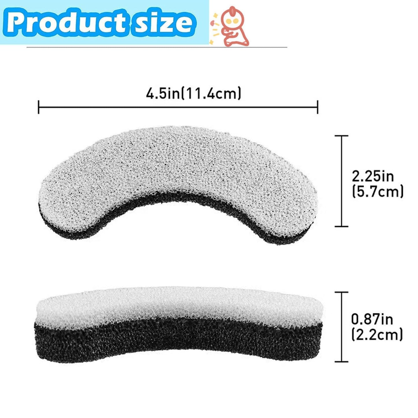 Filtro De Fuente De Agua para Mascotas,Filtros de 12 uds para filtros Transparentes de Fuente de Agua de Gato de 50 oz/1.6 L WF100 y 50 oz/1.5 L WF050, Filtro de Repuesto de Filtro de carbón Activado