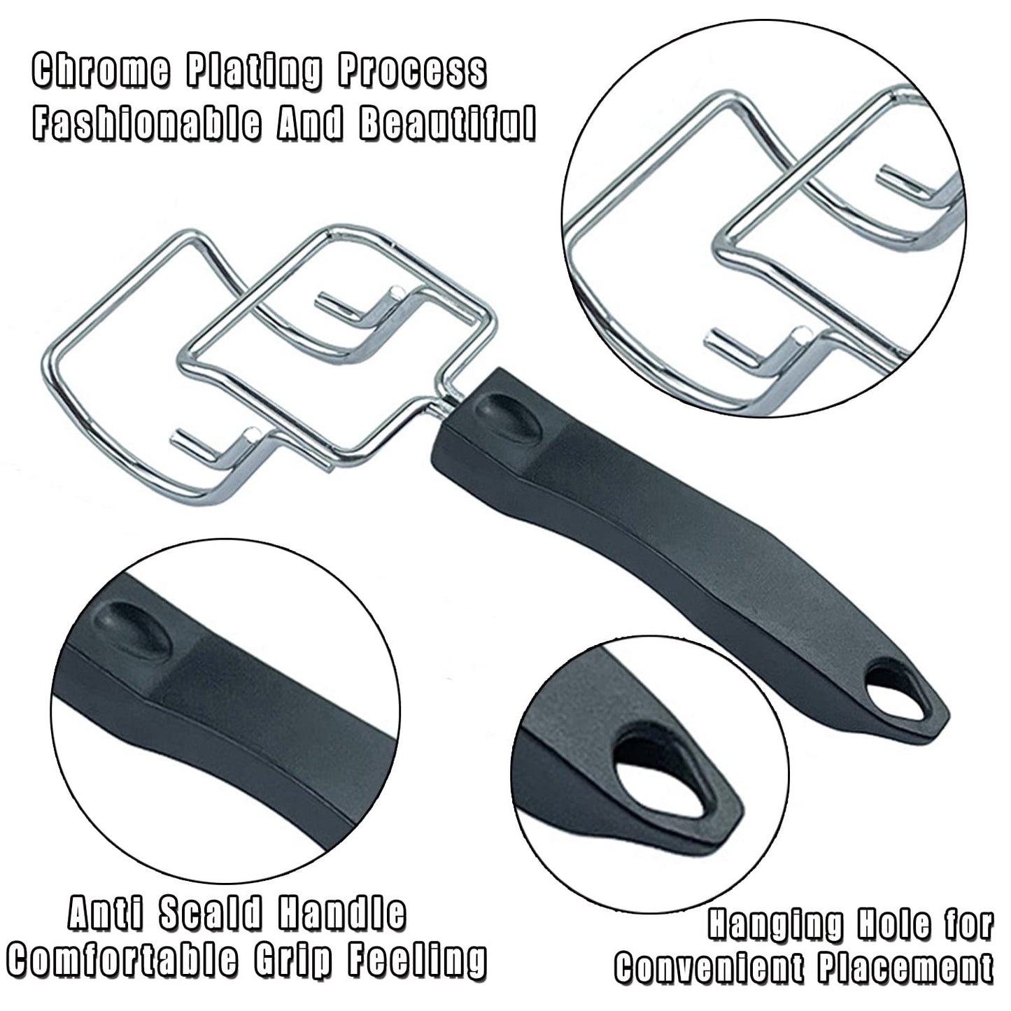 Extractor de bandeja de horno tostador por convección, extractor de parrillas, clip de parrillas, clip de horno, clip de comida para horno, mango de bandeja de horno, clip resistente a escaldado,