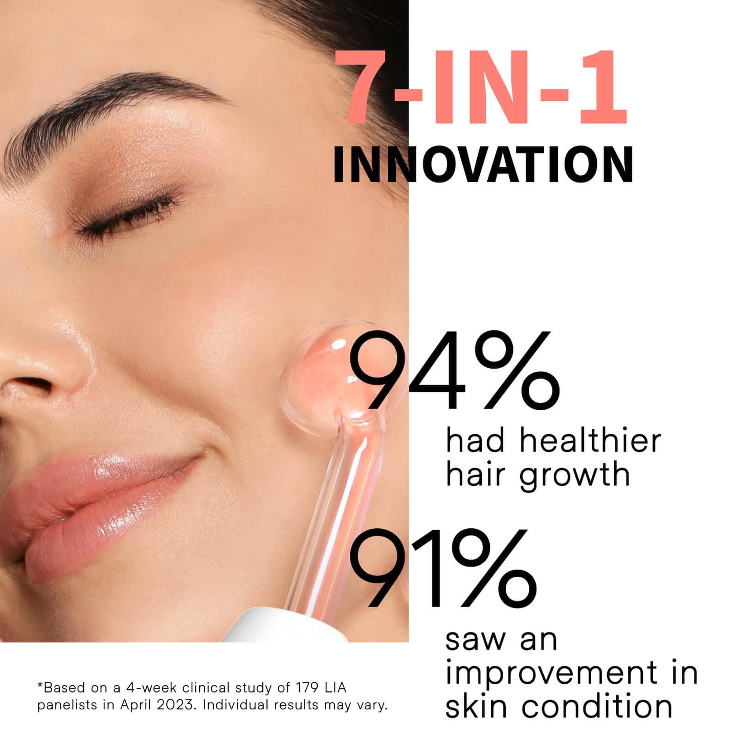 Máquina facial de alta frecuencia inalámbrica OxyGlow 2, varita de terapia clínica para la piel ProFacialWand con gas xenón