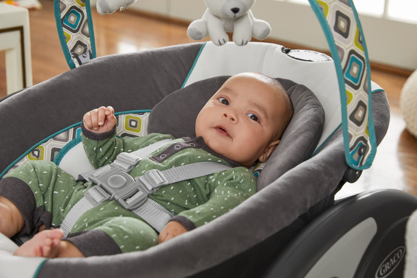 Graco Glider Lite, Mecedora para Bebé, Zuba