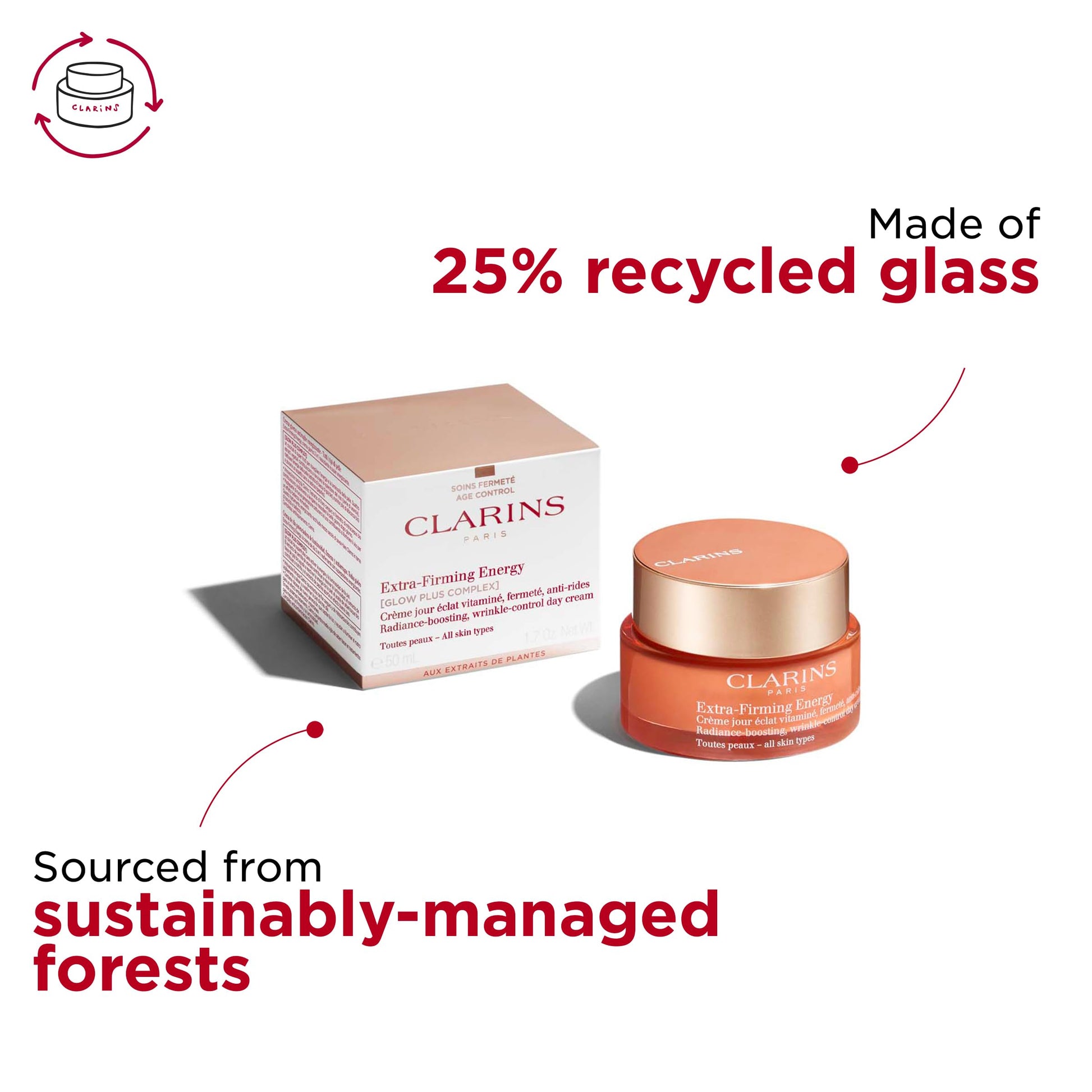 Clarins EXTRA FIRMING JOUR ENERGY crème toutes peaux 50 ml