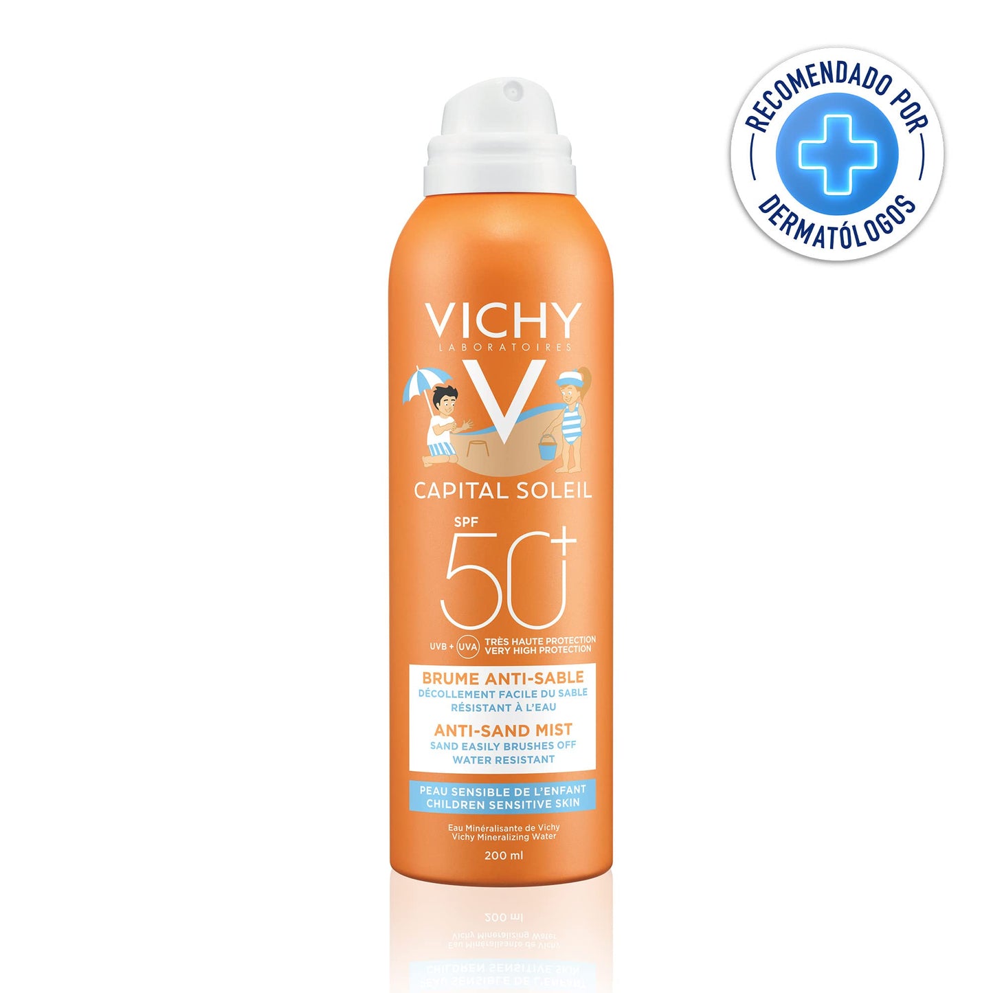 Protector Solar en Spray Vichy Capital Soleil Anti-arena FPS 50 para Niños