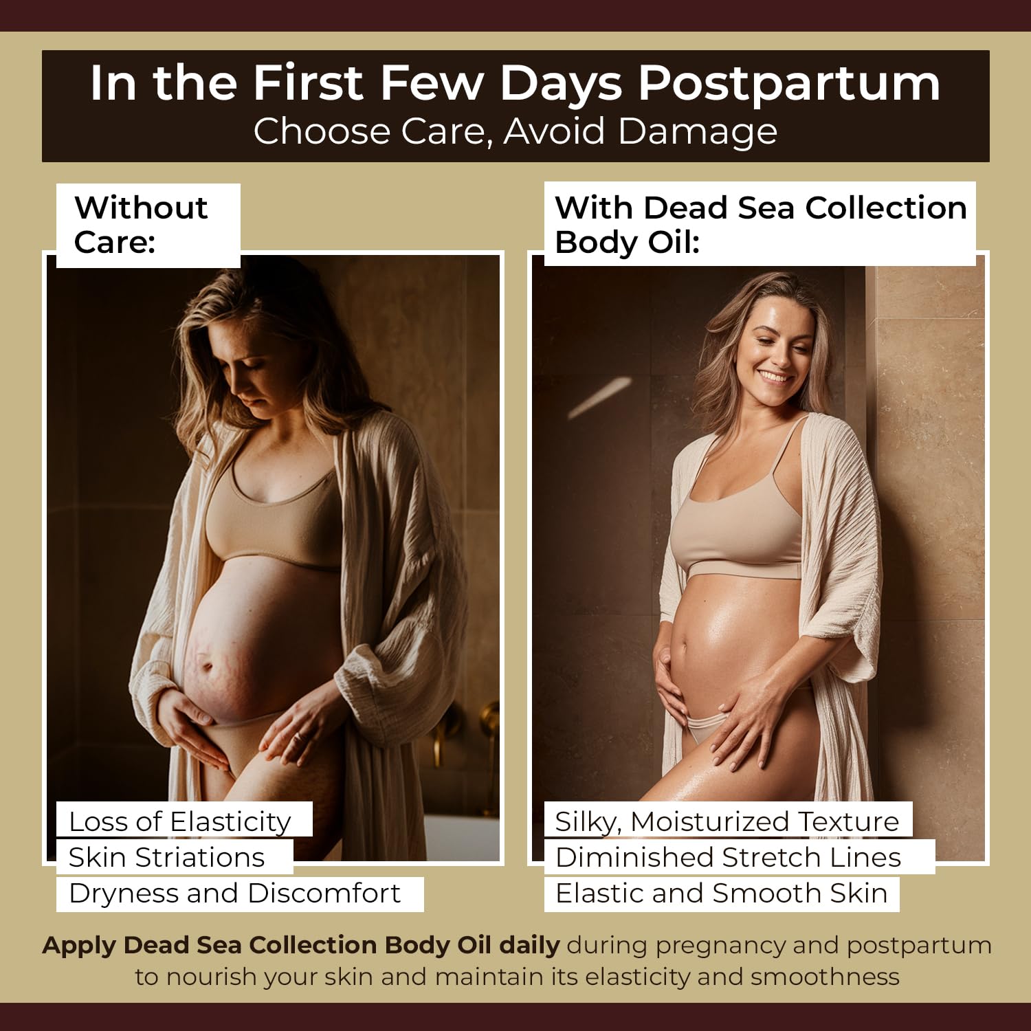 Aceite Corporal Dead Sea Collection Colágeno Hidratante Nutritivo para Piel Seca