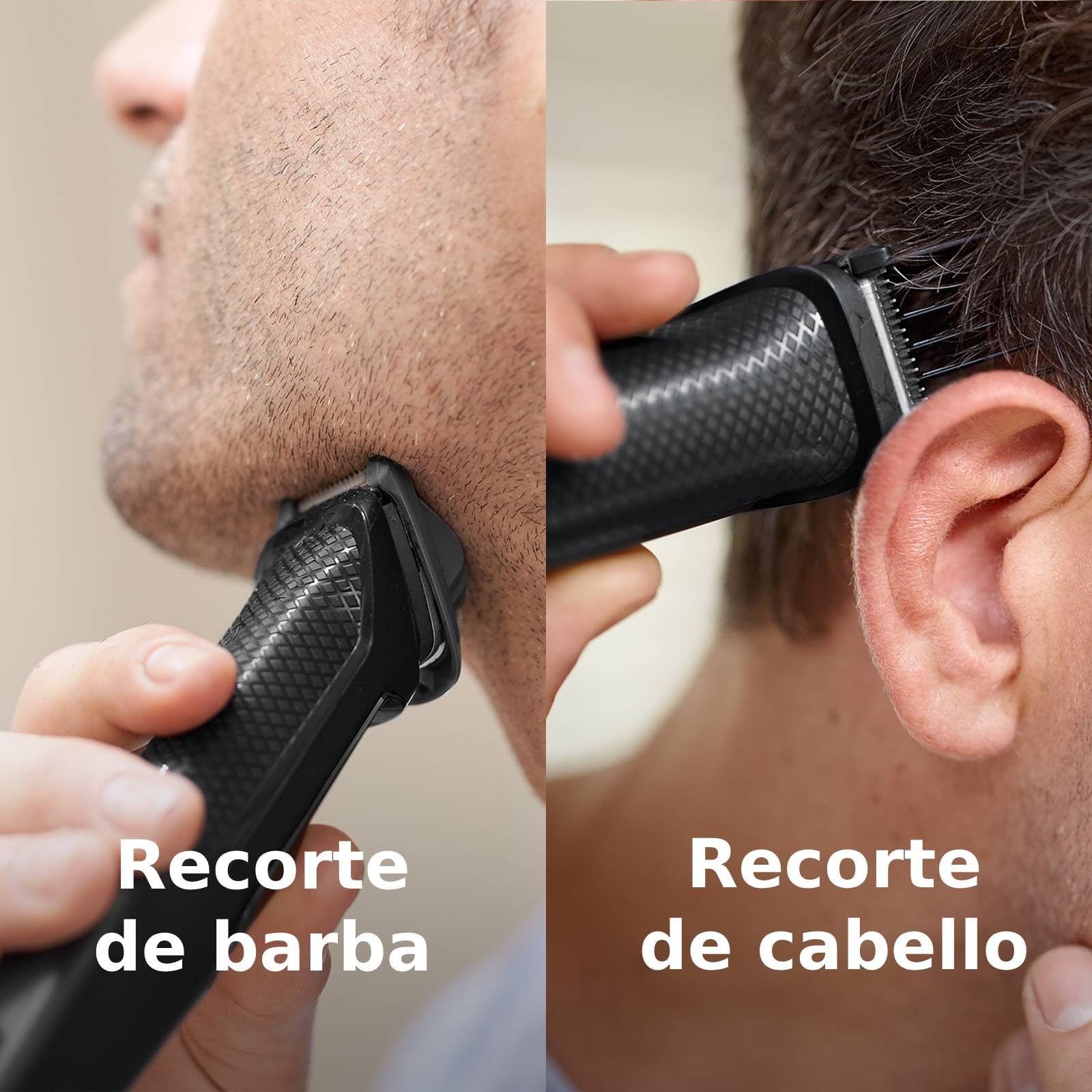 Philips Multigroom Series 3000, Recortador todo en uno, 11 longitudes, MG3730/15, para cara, cabello y nariz