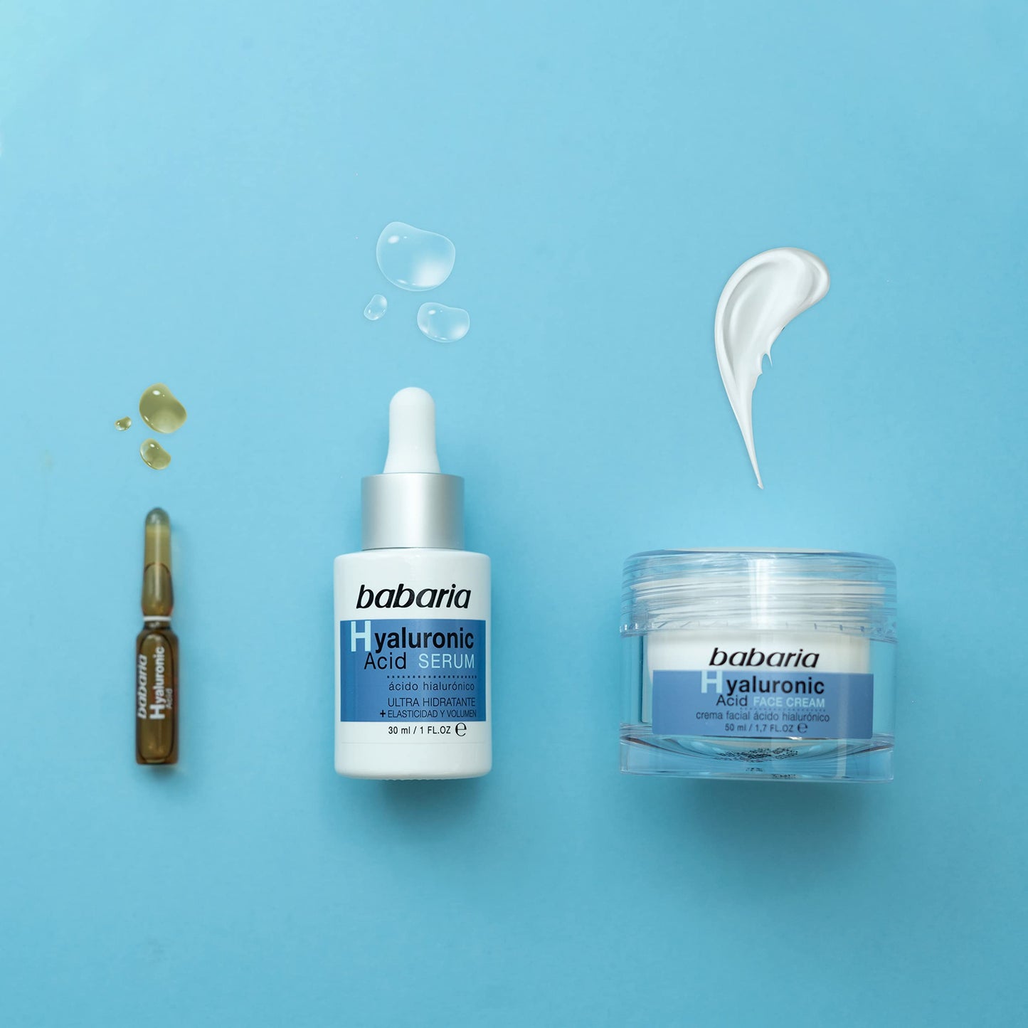 Babaria Fabrica de Jabon la Corona Anti-manchas Crema Intensiva, Serum Inteligente, Fluido Hidratante y Contorno de Ojos Babaria