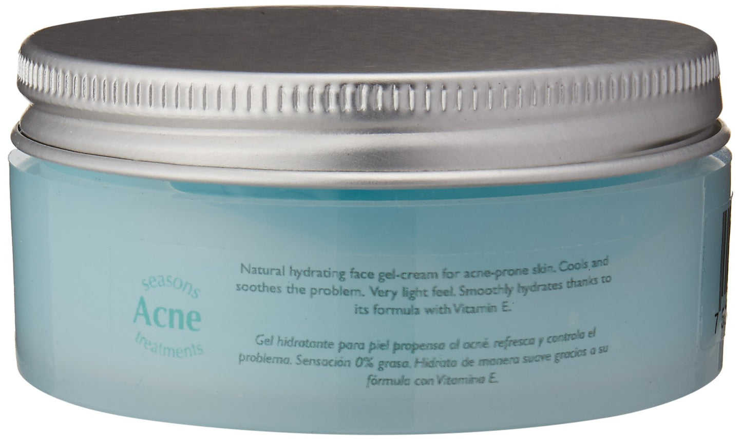 Seasons Love Your Skin Gel Hidratante Facial base agua Ligero 0% grasa Refrescante Rescue Aloe Vera piel mixta a grasa 60 ml