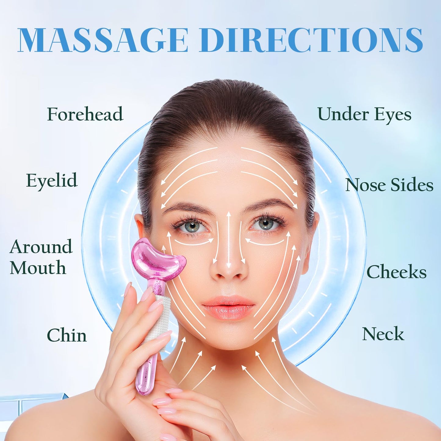 Regalos de Navidad para mujer: globos de hielo facial, idea de regalo para esposa, mamá, novia, madre, hermana, cumpleaños único para ella que tiene todo lo que quiere nada, masajeador facial, herramienta de belleza