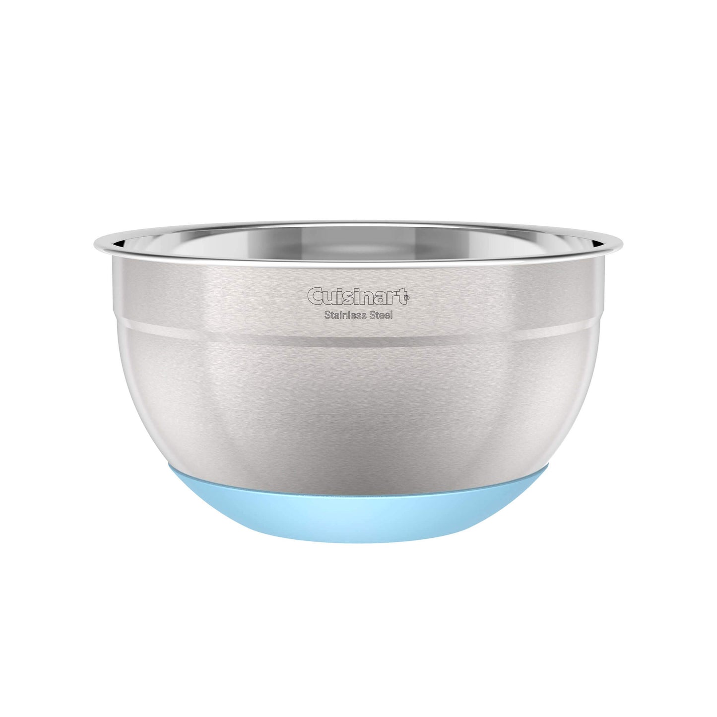 Cuisinart - Cuencos para mezclar de acero inoxidable de 3 piezas con base antideslizante, 1.5qt, 3qt y 5qt