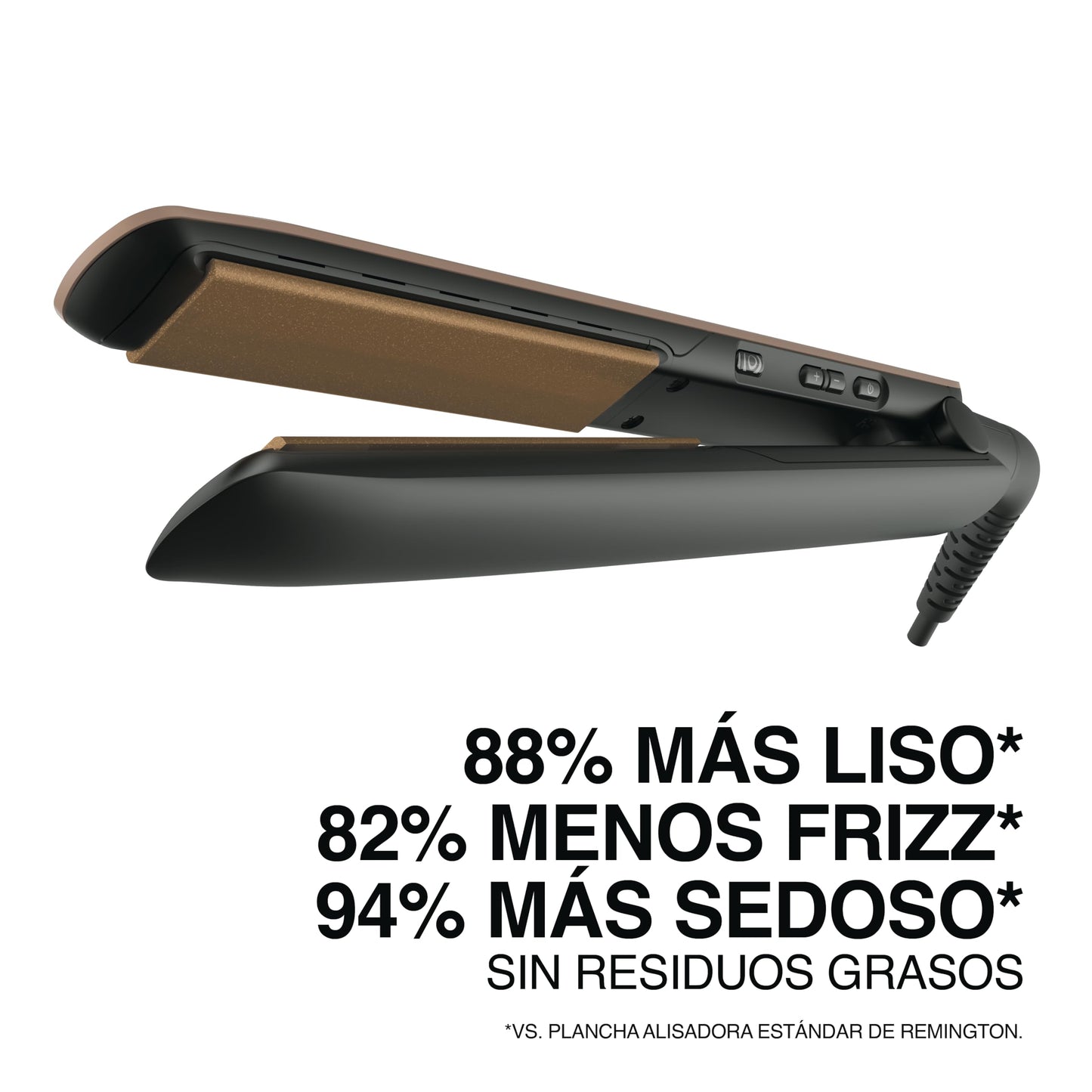 Plancha Alaciadora Remington con Microacondicionadores de Keratina y Aceite de Argán, S8599 (110) F