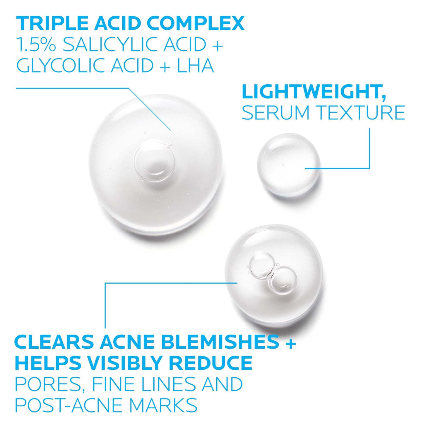 La Roche-posay Effaclar Pore-refining Anti-wrinkle Serum, 1.01 Fluid Ounce